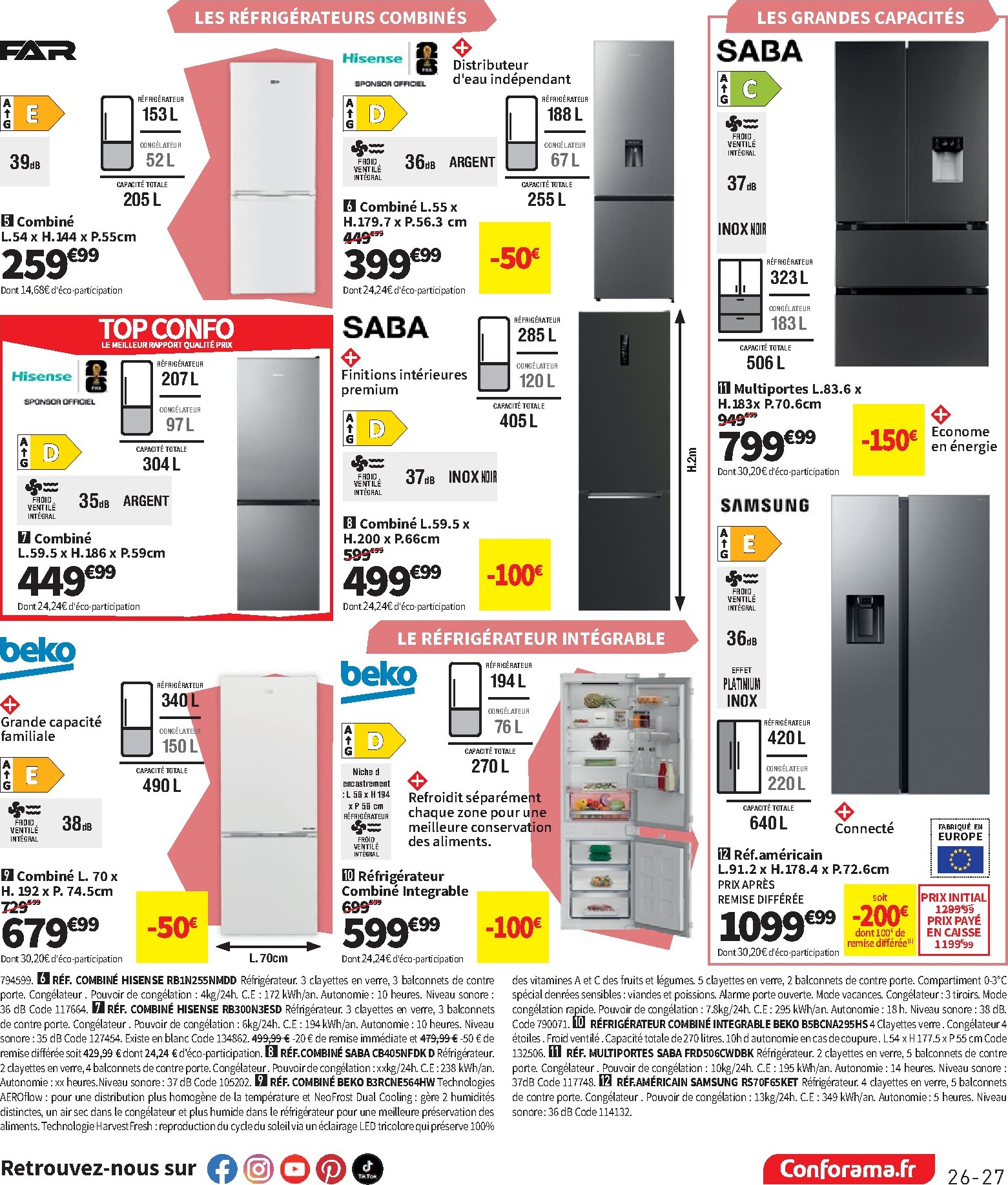 conforama - Current Conforama leaflet valid from du mardi 07/07/2026 to du lundi 03/08/2026 - page: 27
