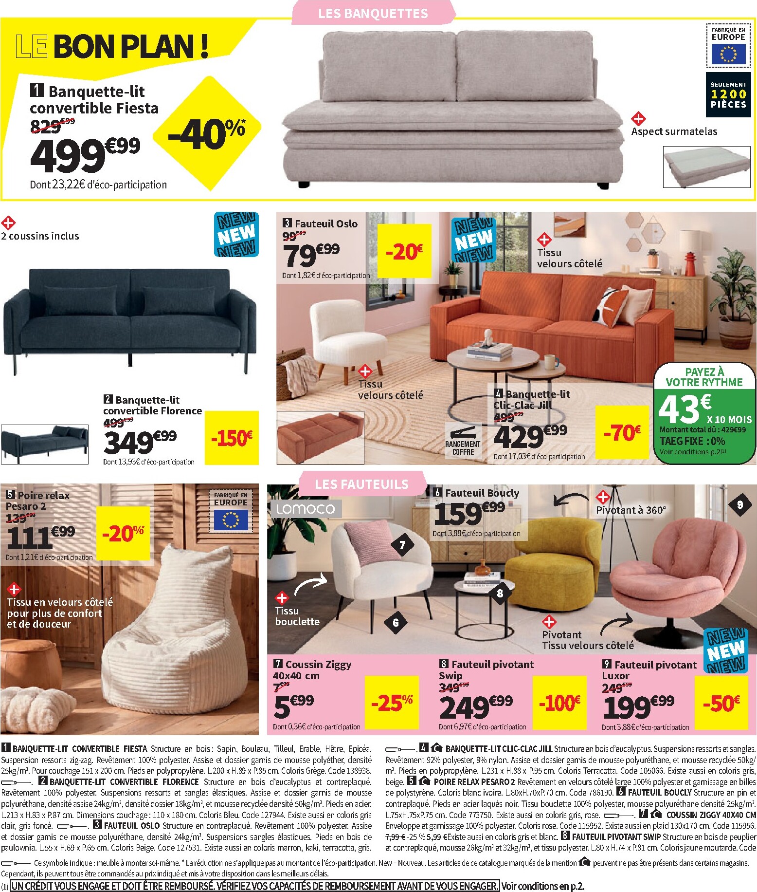 conforama - Current Conforama leaflet valid from du mardi 07/07/2026 to du lundi 03/08/2026 - page: 22