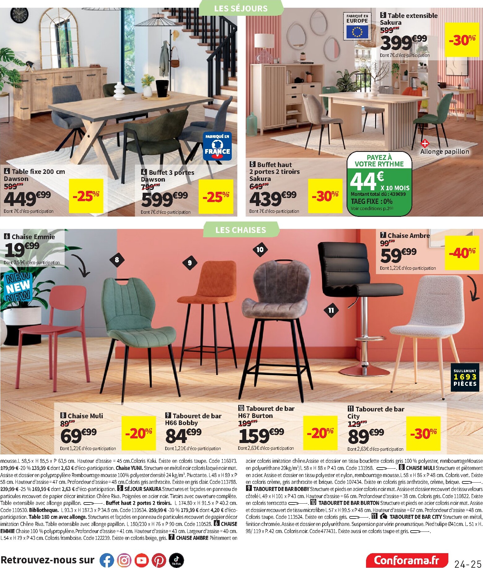 conforama - Current Conforama leaflet valid from du mardi 07/07/2026 to du lundi 03/08/2026 - page: 25
