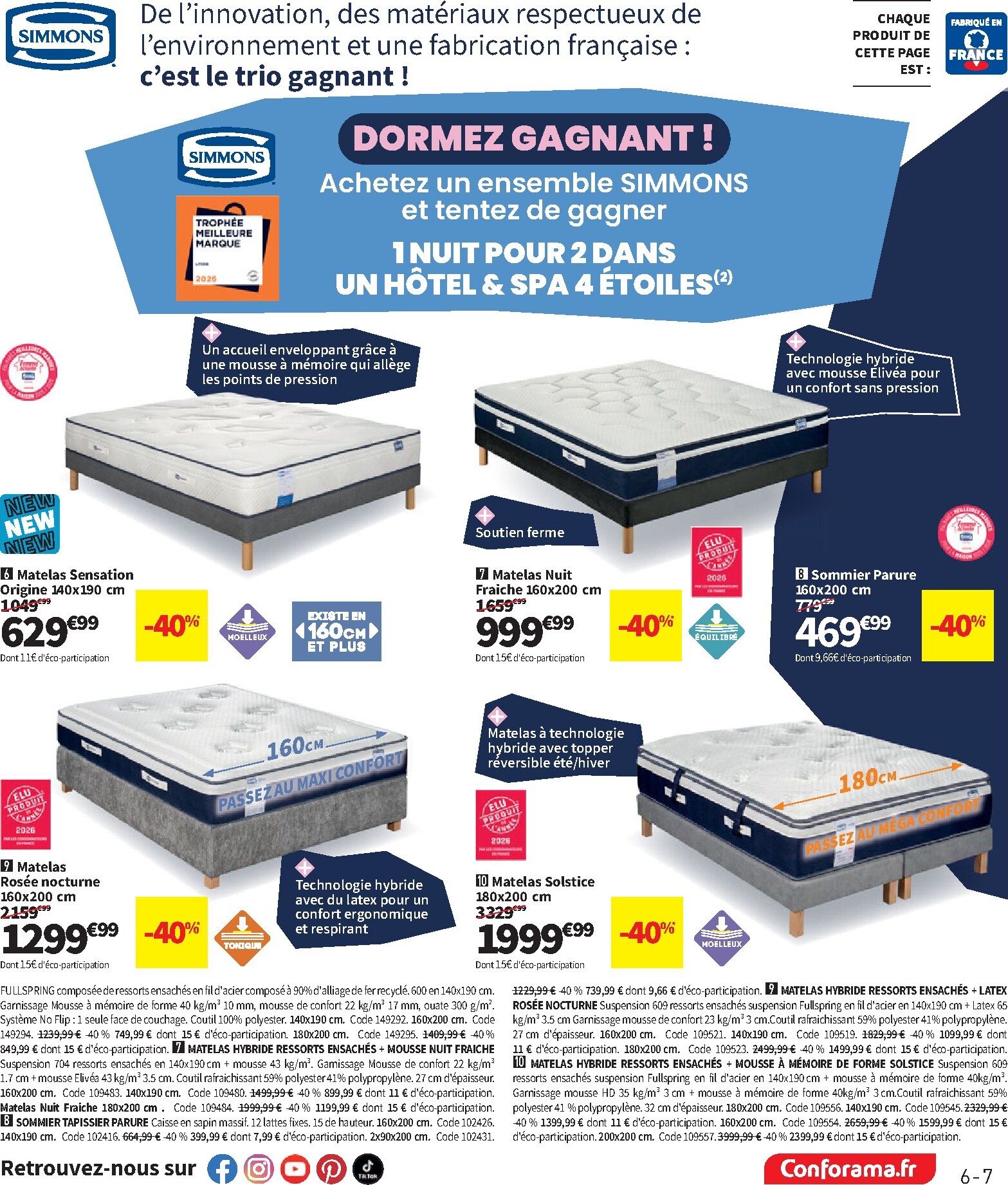 conforama - Current Conforama leaflet valid from du mardi 07/07/2026 to du lundi 03/08/2026 - page: 7