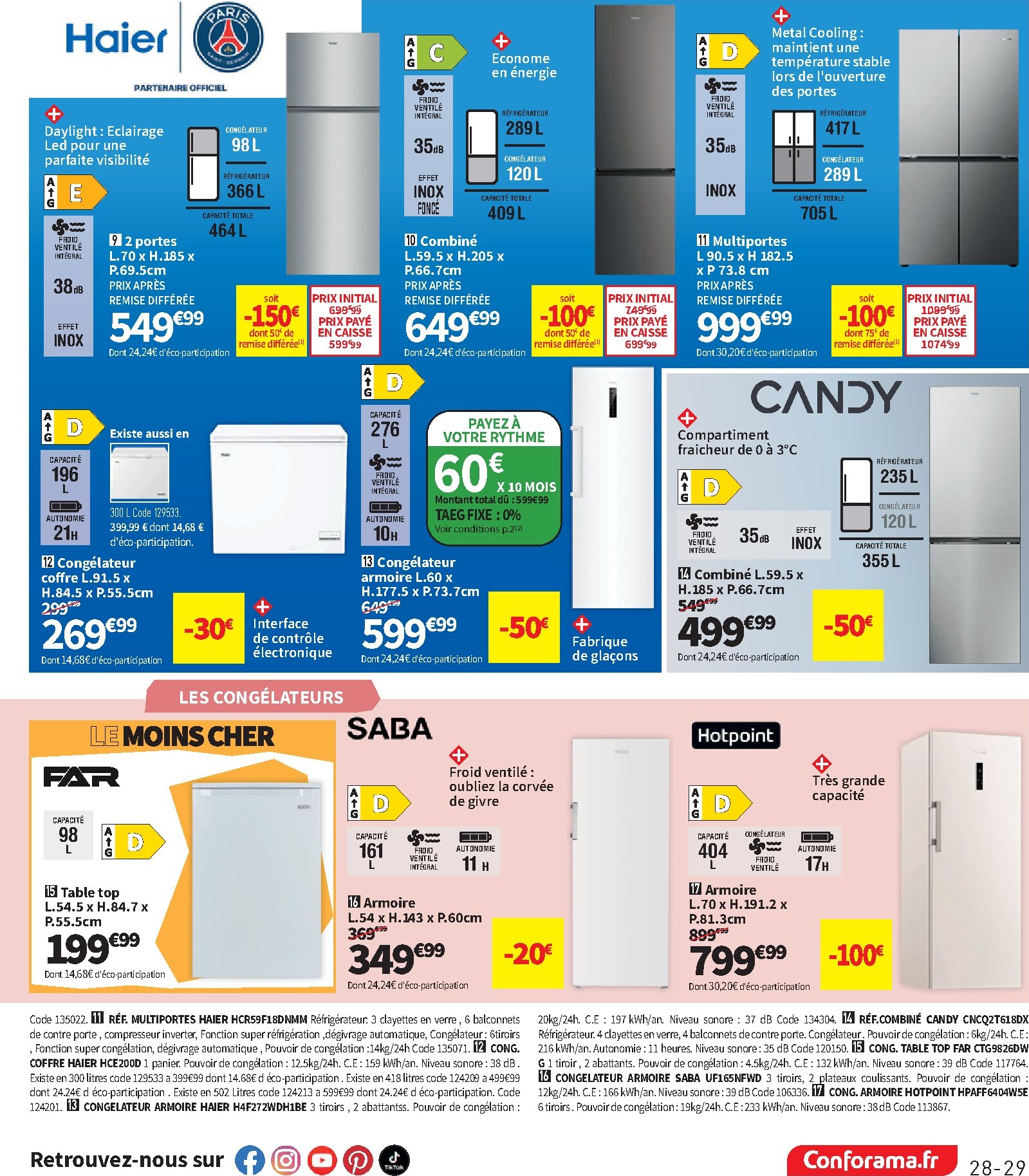 conforama - Current Conforama leaflet valid from du mardi 07/07/2026 to du lundi 03/08/2026 - page: 29