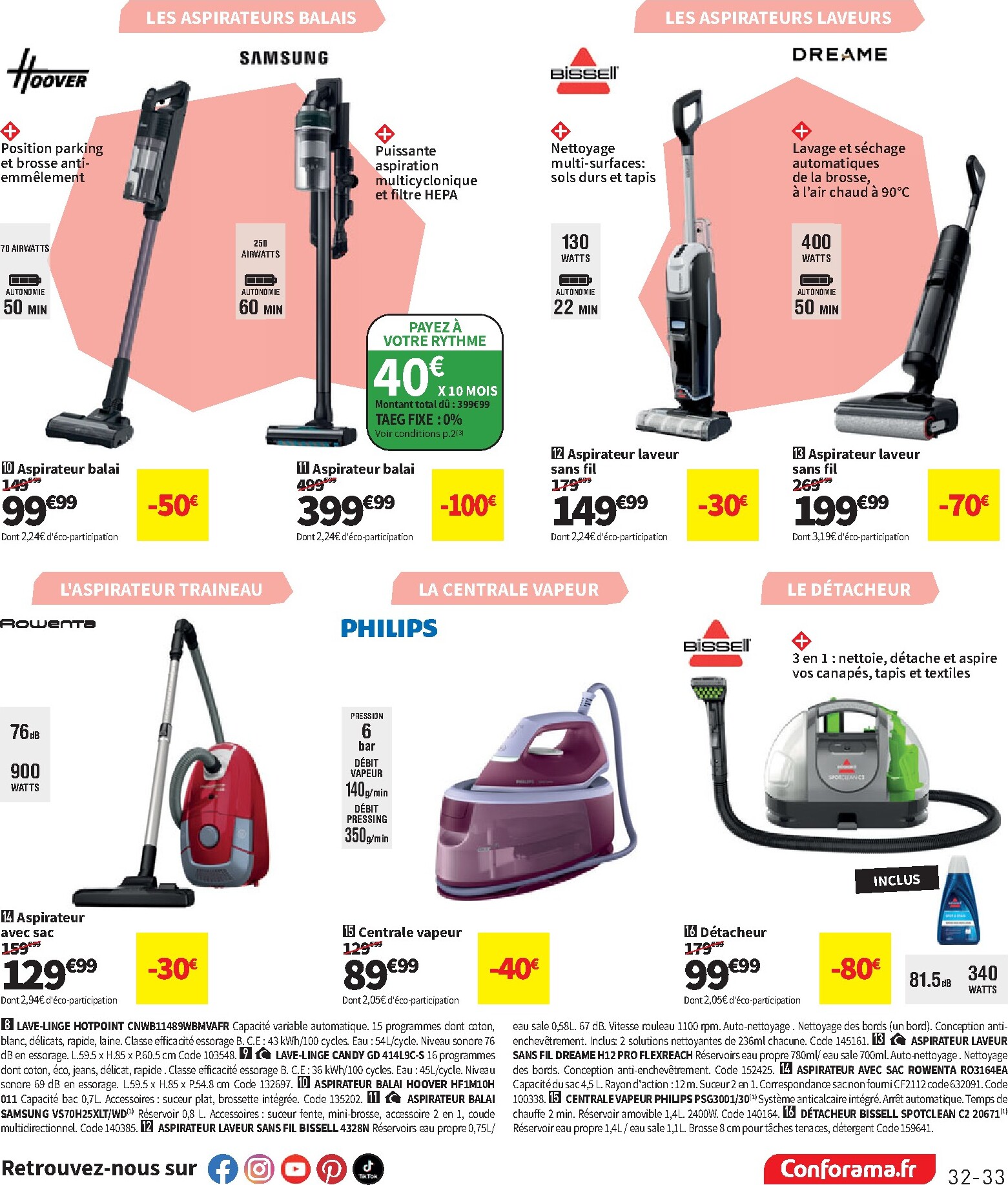 conforama - Current Conforama leaflet valid from du mardi 07/07/2026 to du lundi 03/08/2026 - page: 33