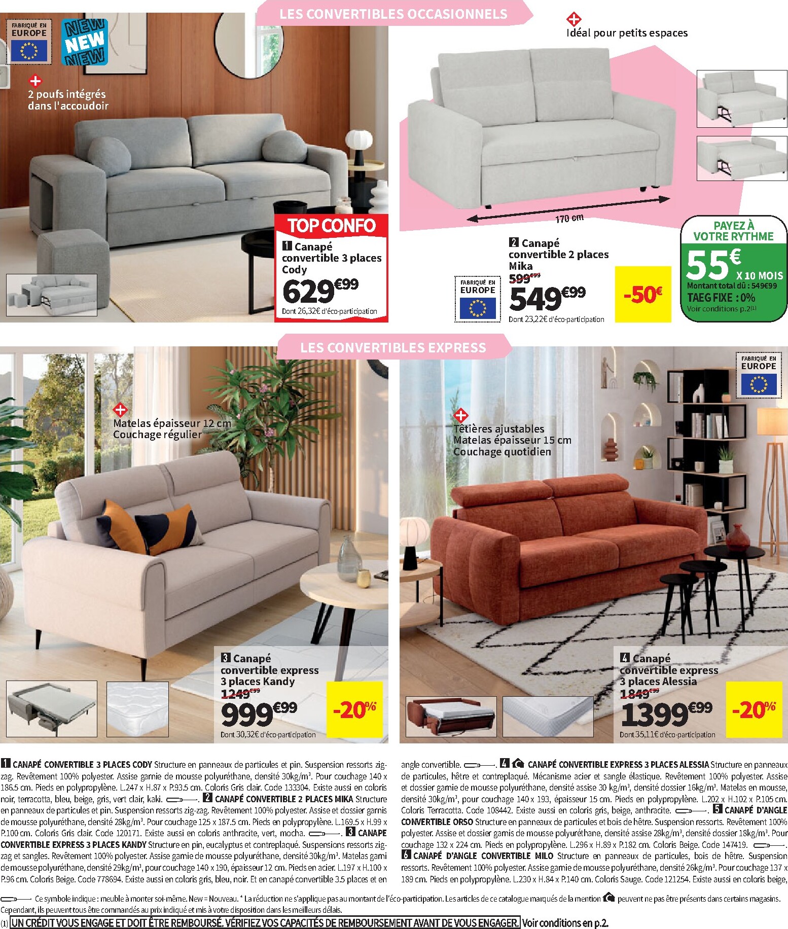 conforama - Current Conforama leaflet valid from du mardi 07/07/2026 to du lundi 03/08/2026 - page: 18