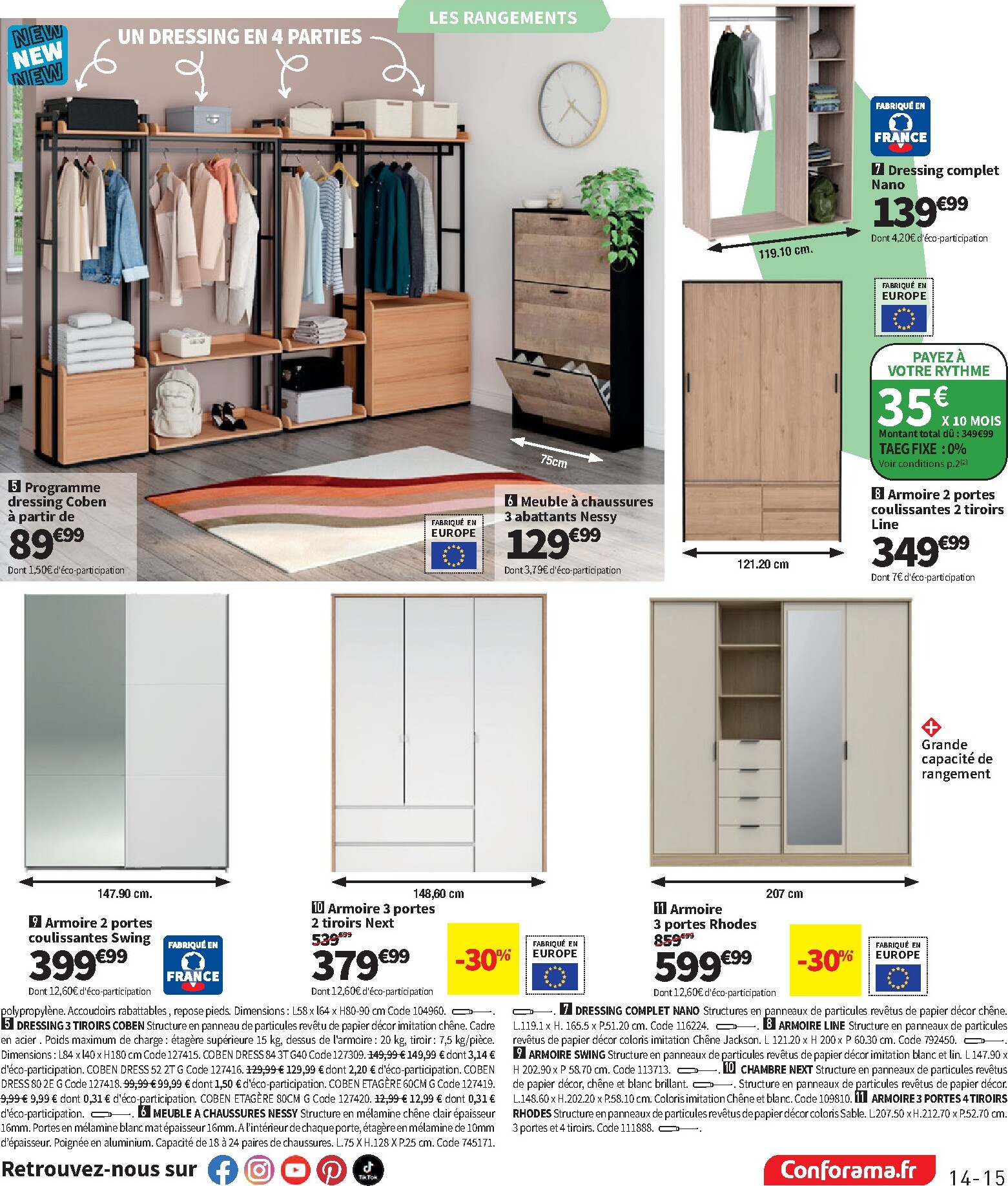 conforama - Current Conforama leaflet valid from du mardi 07/07/2026 to du lundi 03/08/2026 - page: 15