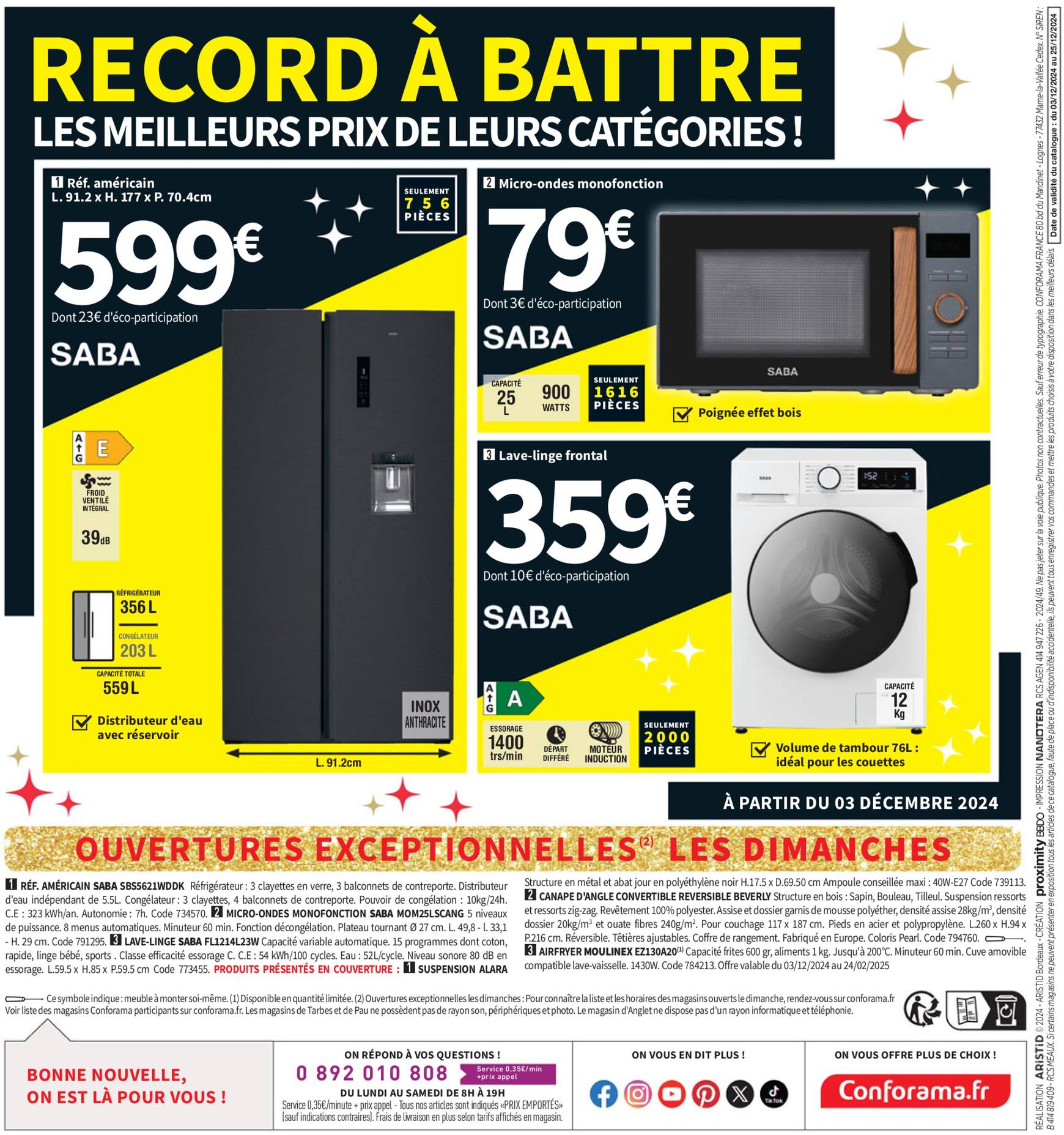 conforama - Catalogue Conforama - Noël valable dès 03/12 - 25/12 - page: 52 conforama - Catalogue Conforama - Noël valable dès 03/12 - 25/12 - page: 52