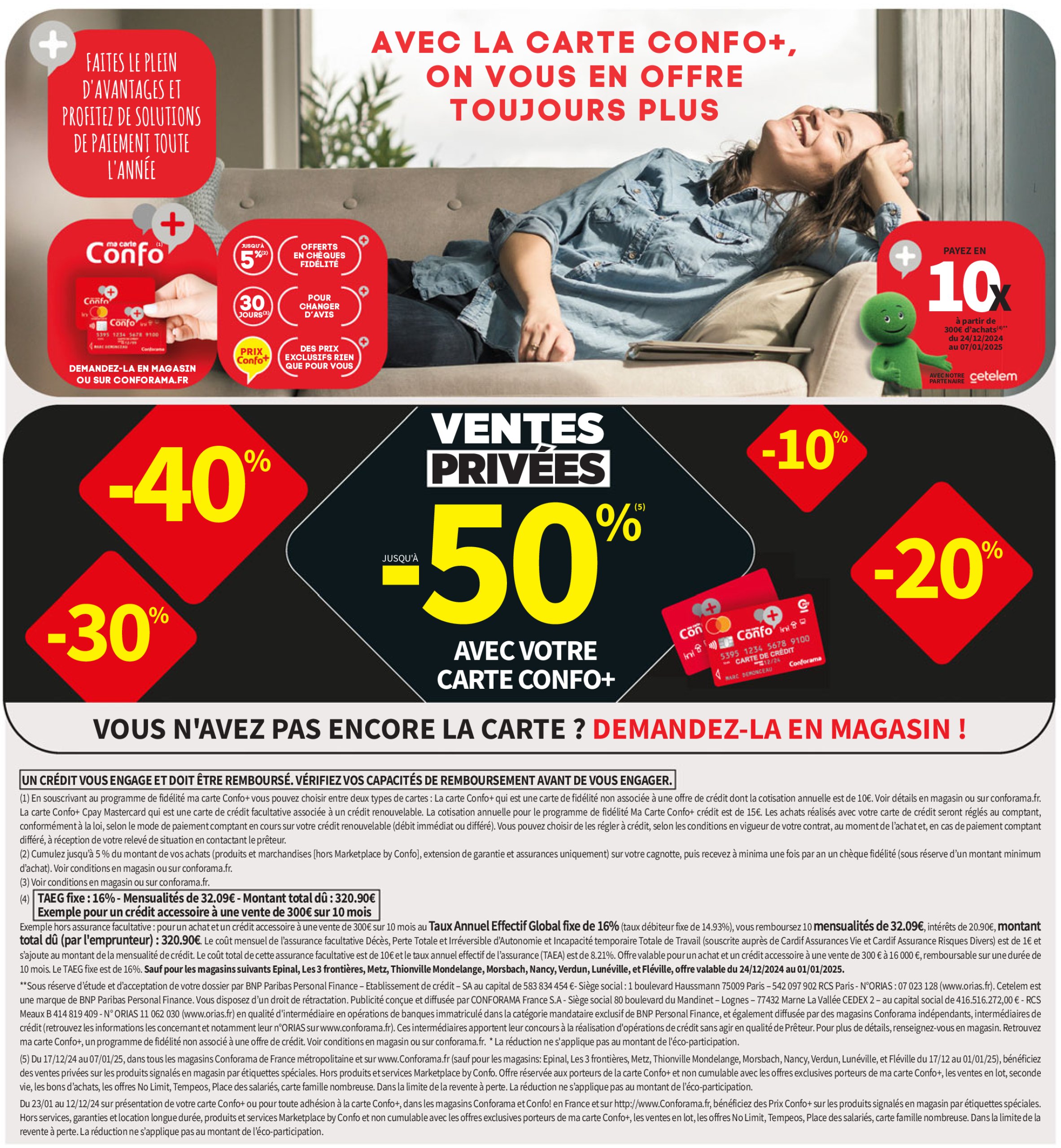 conforama - Catalogue Conforama valable dès 24/12 - 27/01 - page: 2 conforama - Catalogue Conforama valable dès 24/12 - 27/01 - page: 2