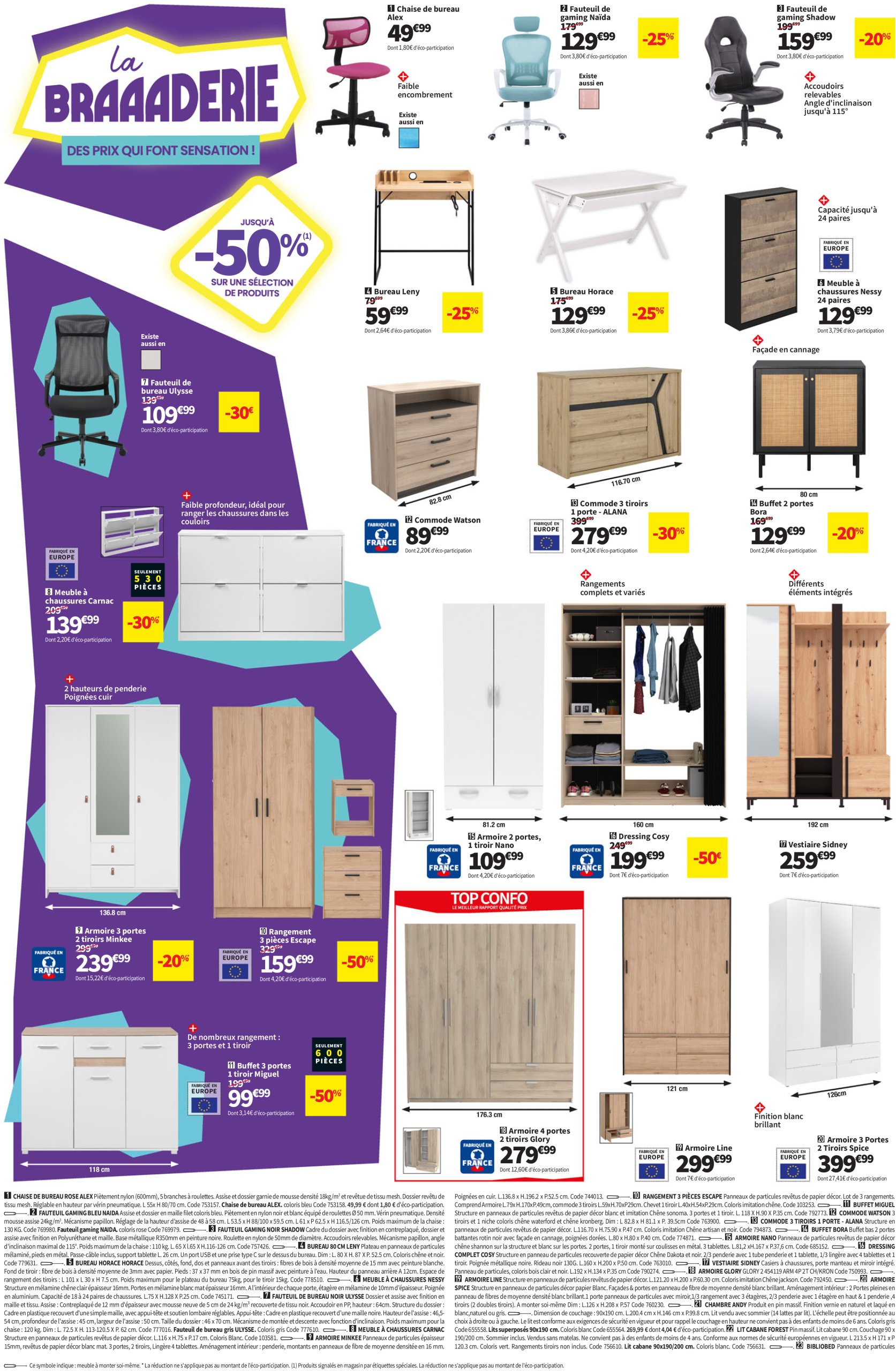 conforama - Catalogue Conforama valable dès 01/04 - 21/04 - page: 6