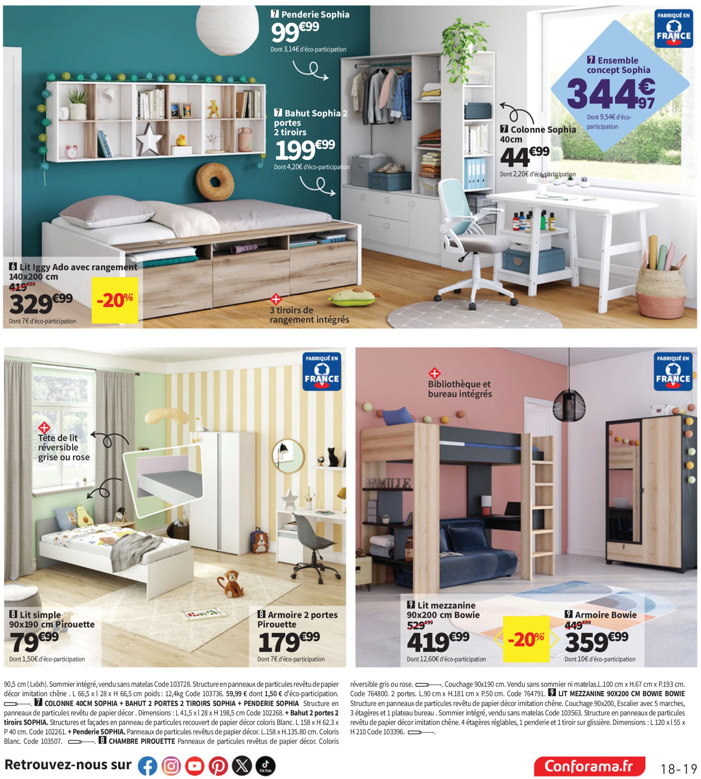 conforama - Catalogue Conforama valable du 10/06 au 07/07 - page: 19