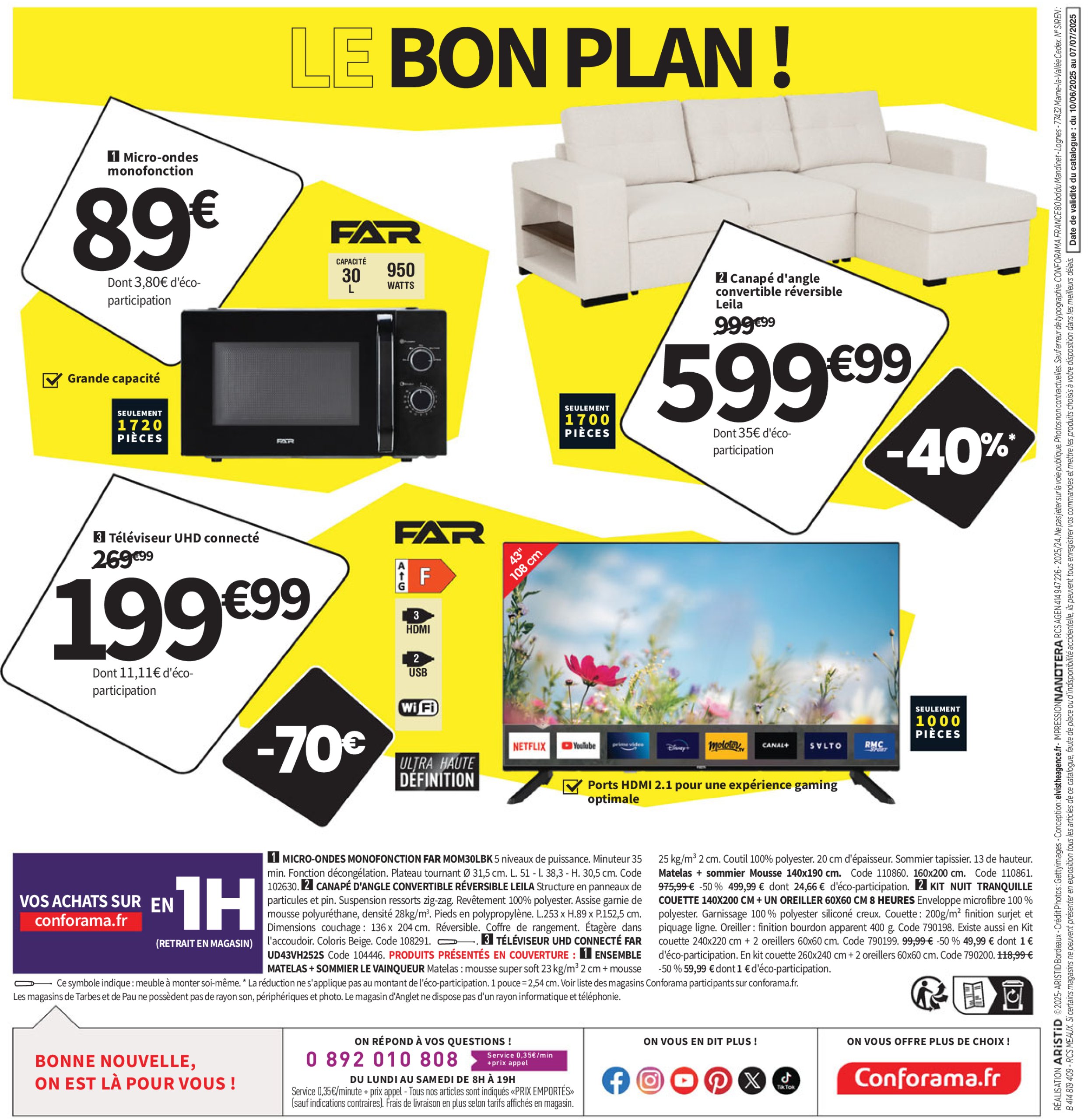 conforama - Catalogue Conforama valable du 10/06 au 07/07 - page: 52
