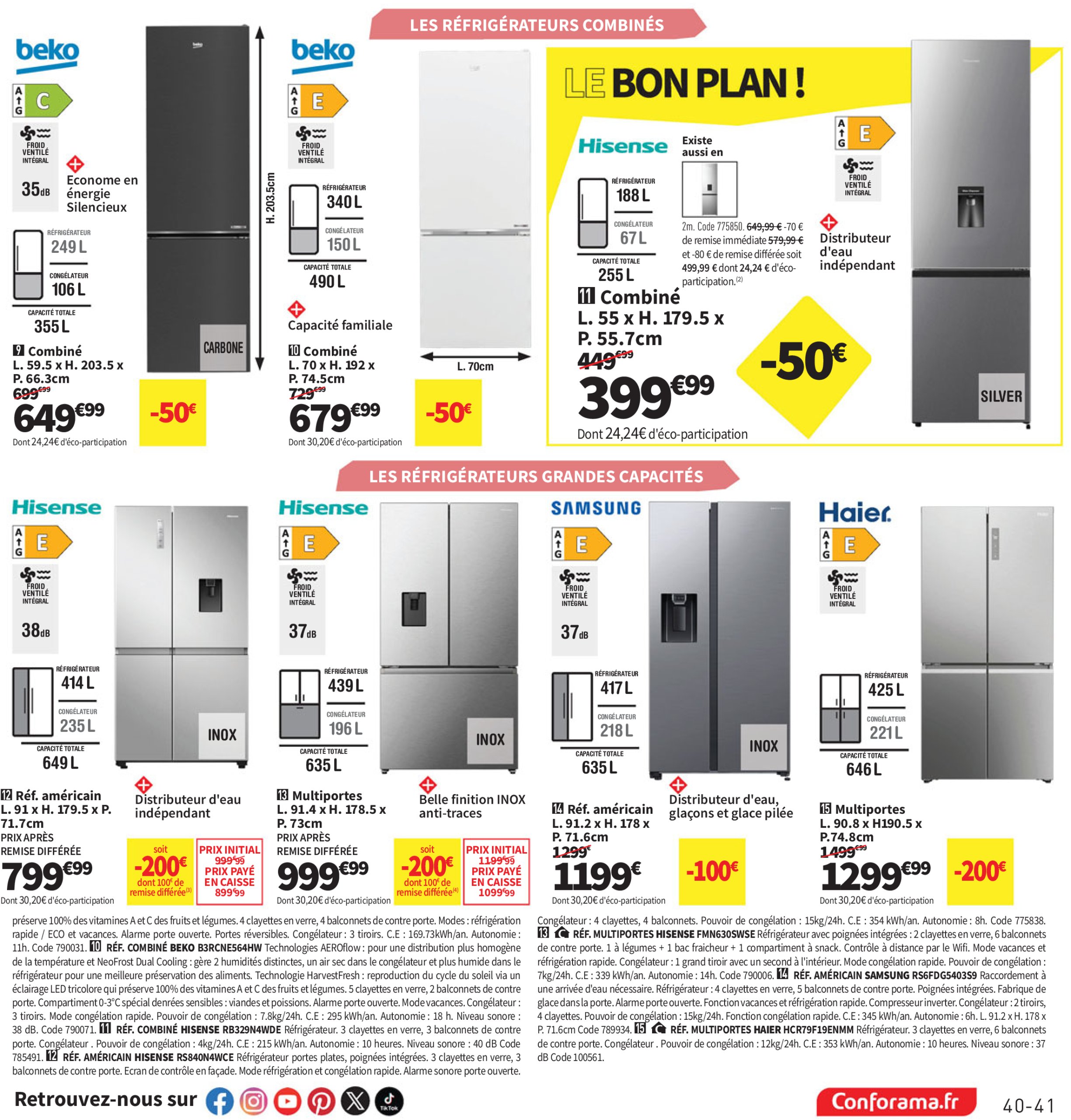 conforama - Catalogue Conforama valable du 10/06 au 07/07 - page: 41