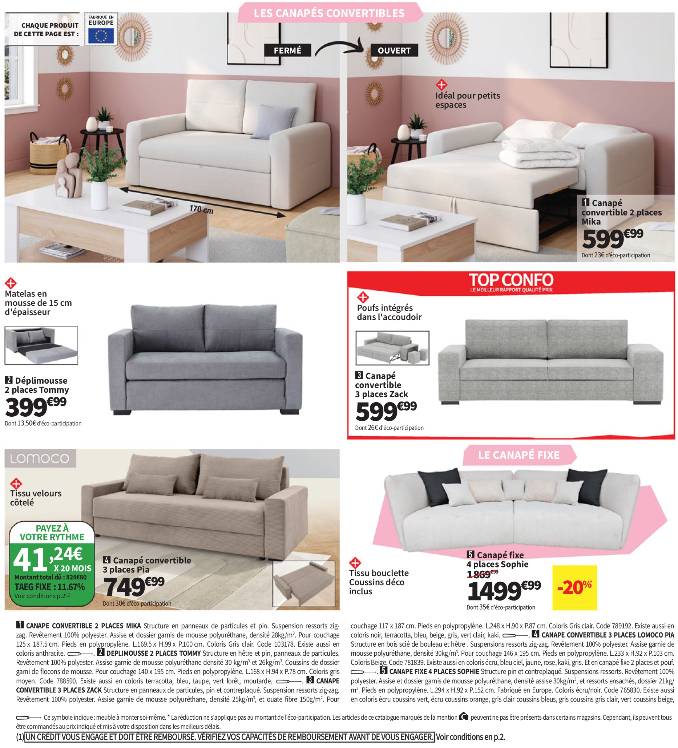 conforama - Catalogue Conforama valable du 10/06 au 07/07 - page: 24