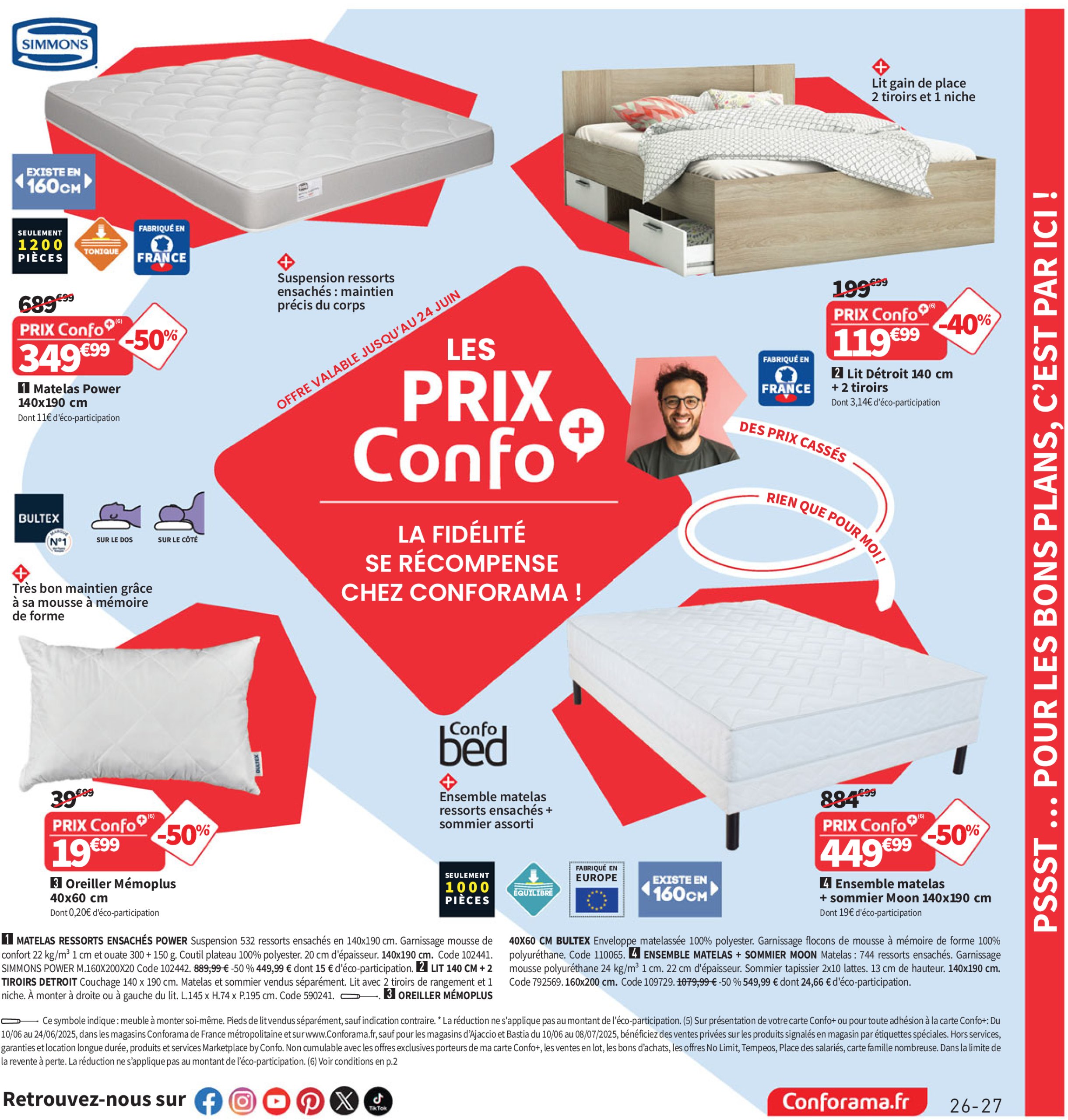 conforama - Catalogue Conforama valable du 10/06 au 07/07 - page: 27