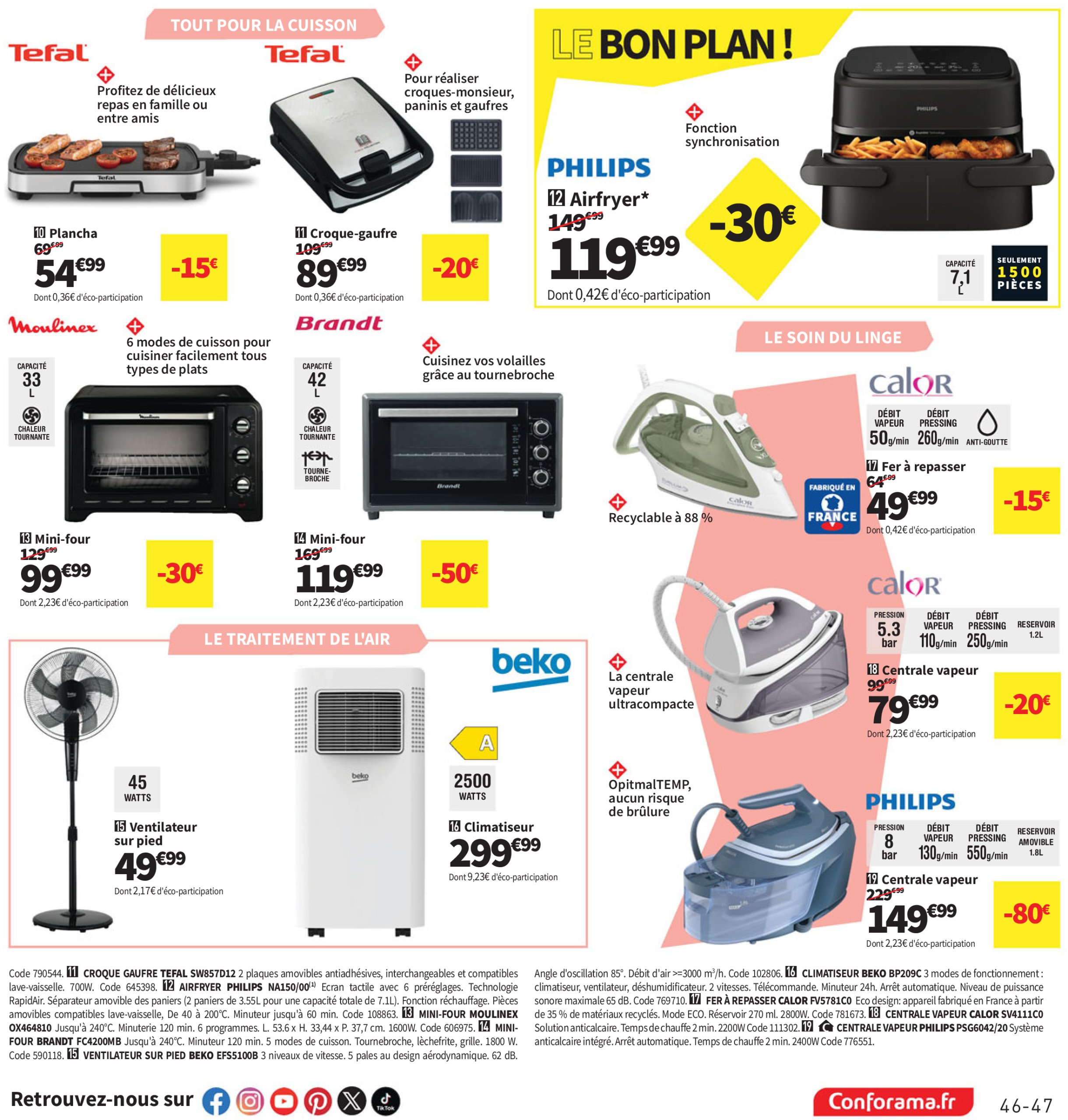 conforama - Catalogue Conforama valable du 10/06 au 07/07 - page: 47