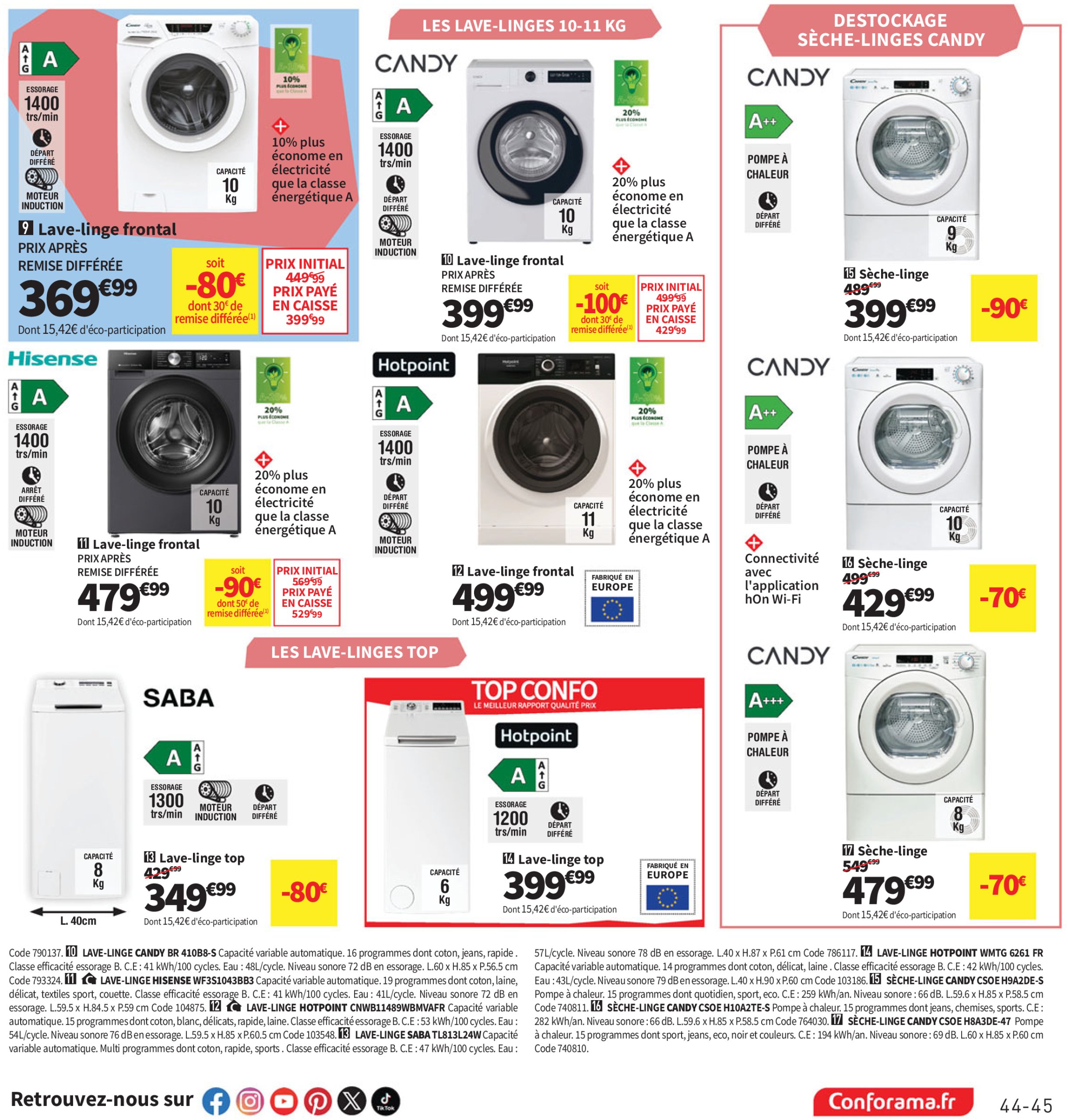 conforama - Catalogue Conforama valable du 10/06 au 07/07 - page: 45