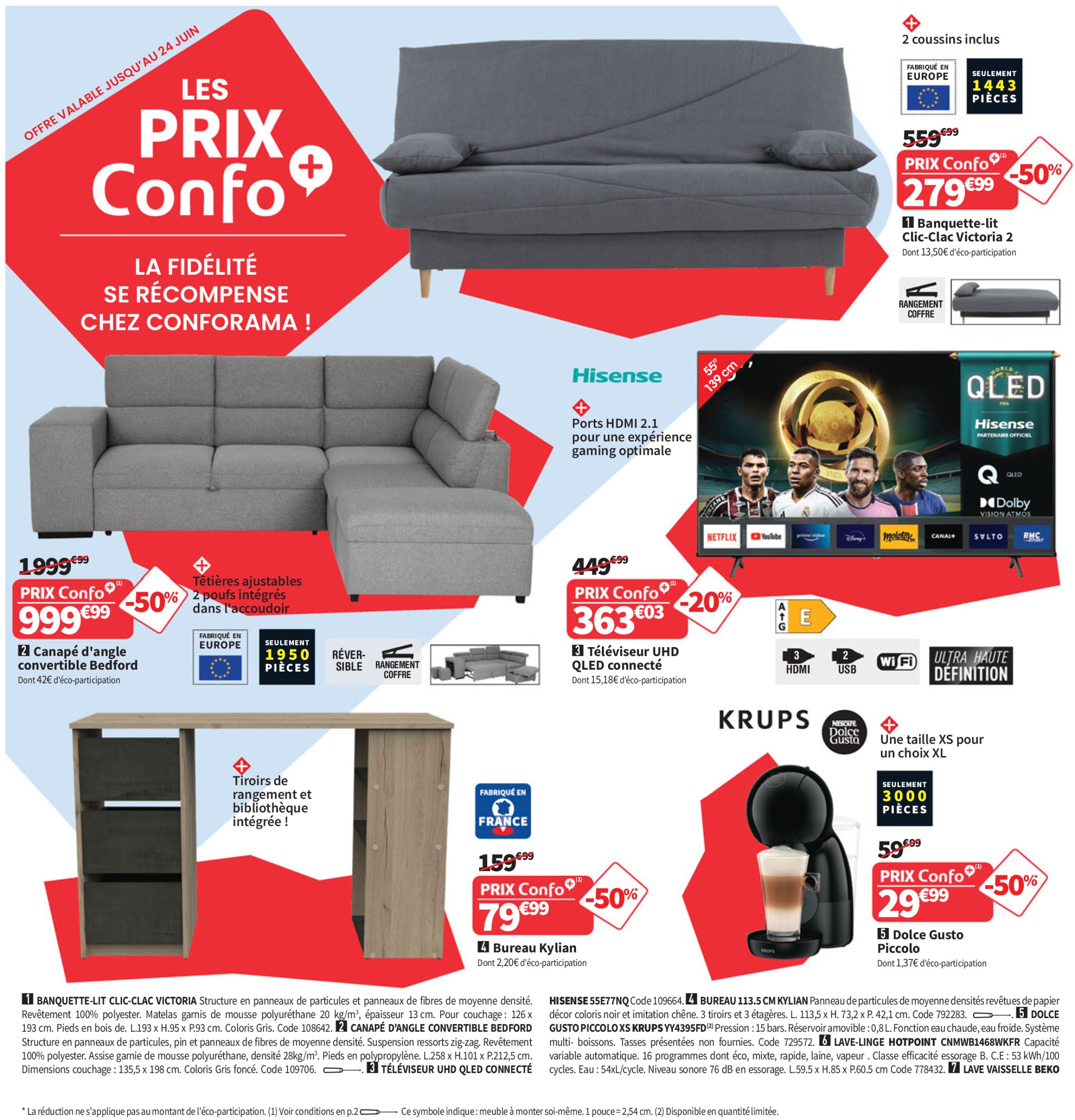 conforama - Catalogue Conforama valable du 10/06 au 07/07 - page: 28
