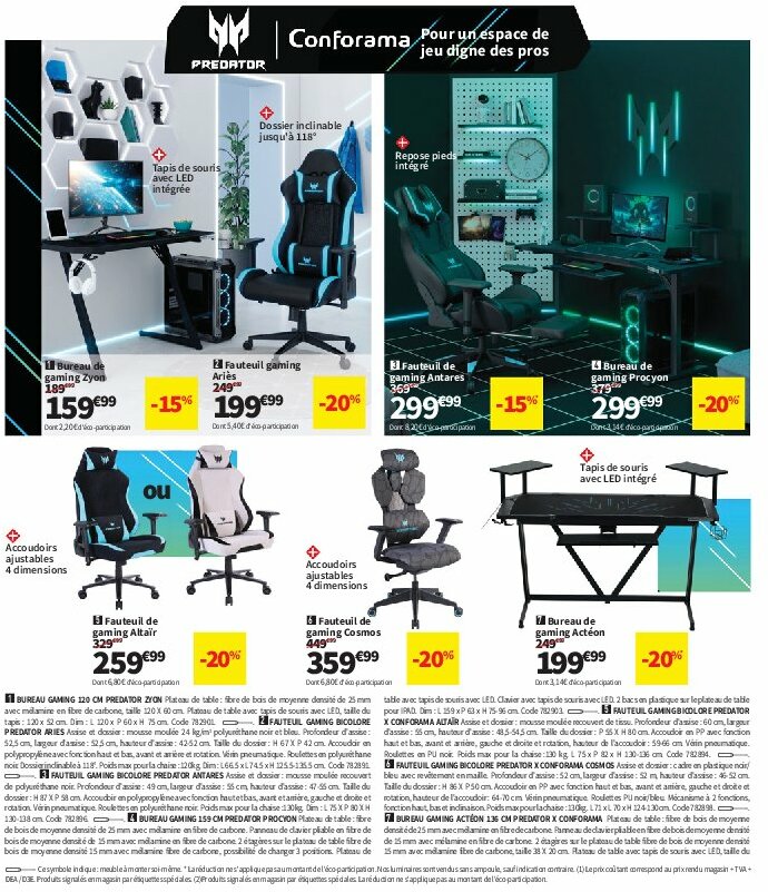 conforama - Catalogue Conforama valable du 29/07 au 25/08 - page: 6