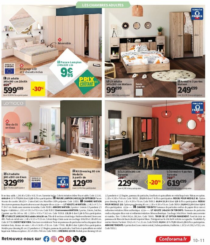 conforama - Catalogue Conforama valable du 29/07 au 25/08 - page: 11