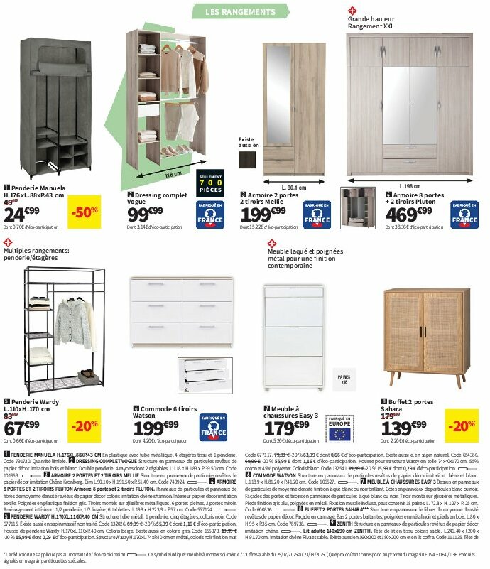 conforama - Catalogue Conforama valable du 29/07 au 25/08 - page: 10