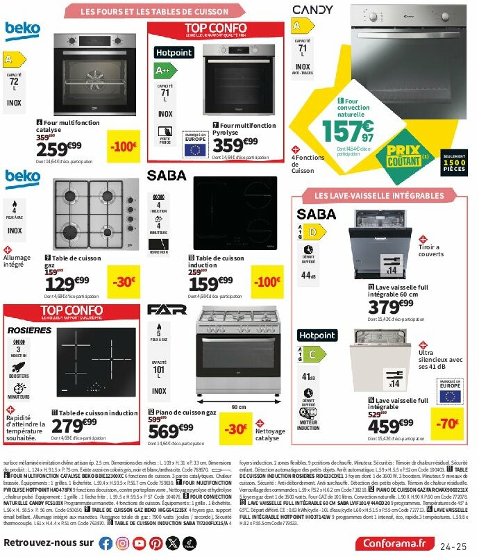 conforama - Catalogue Conforama valable du 29/07 au 25/08 - page: 25