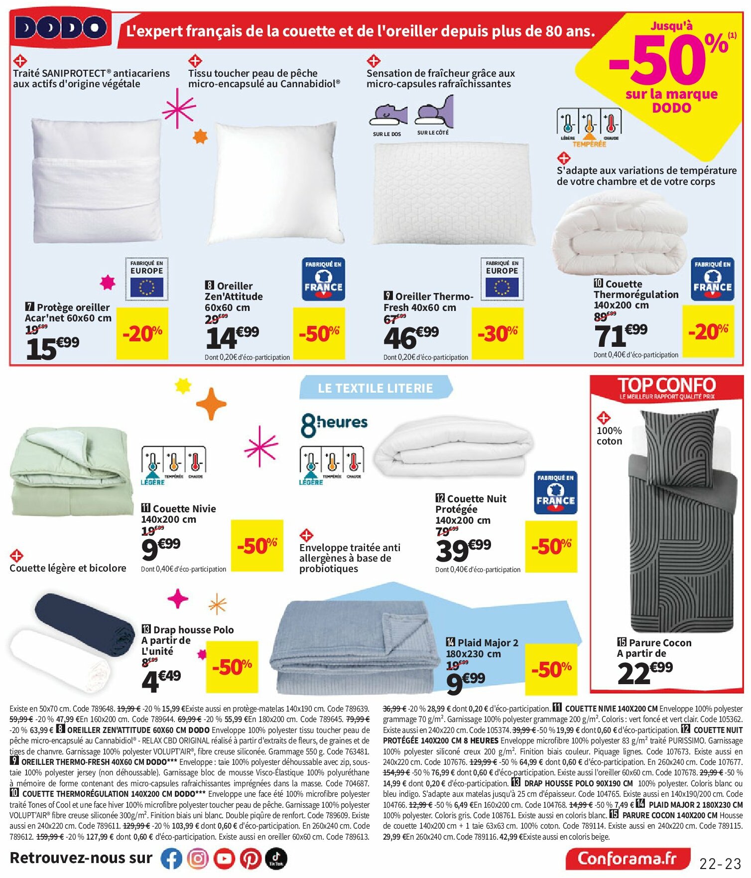 conforama - Catalogue Conforama valable du 26/08 au 29/09 - page: 23