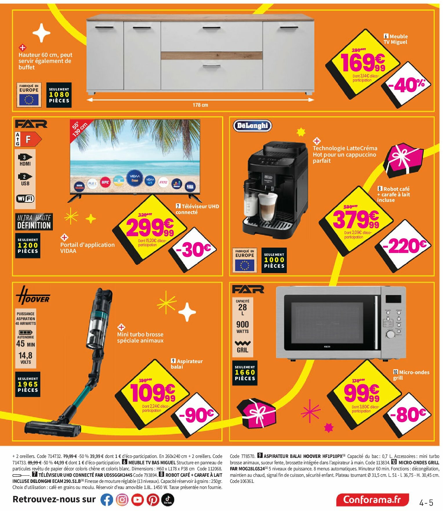 conforama - Catalogue Conforama valable du 26/08 au 29/09 - page: 5