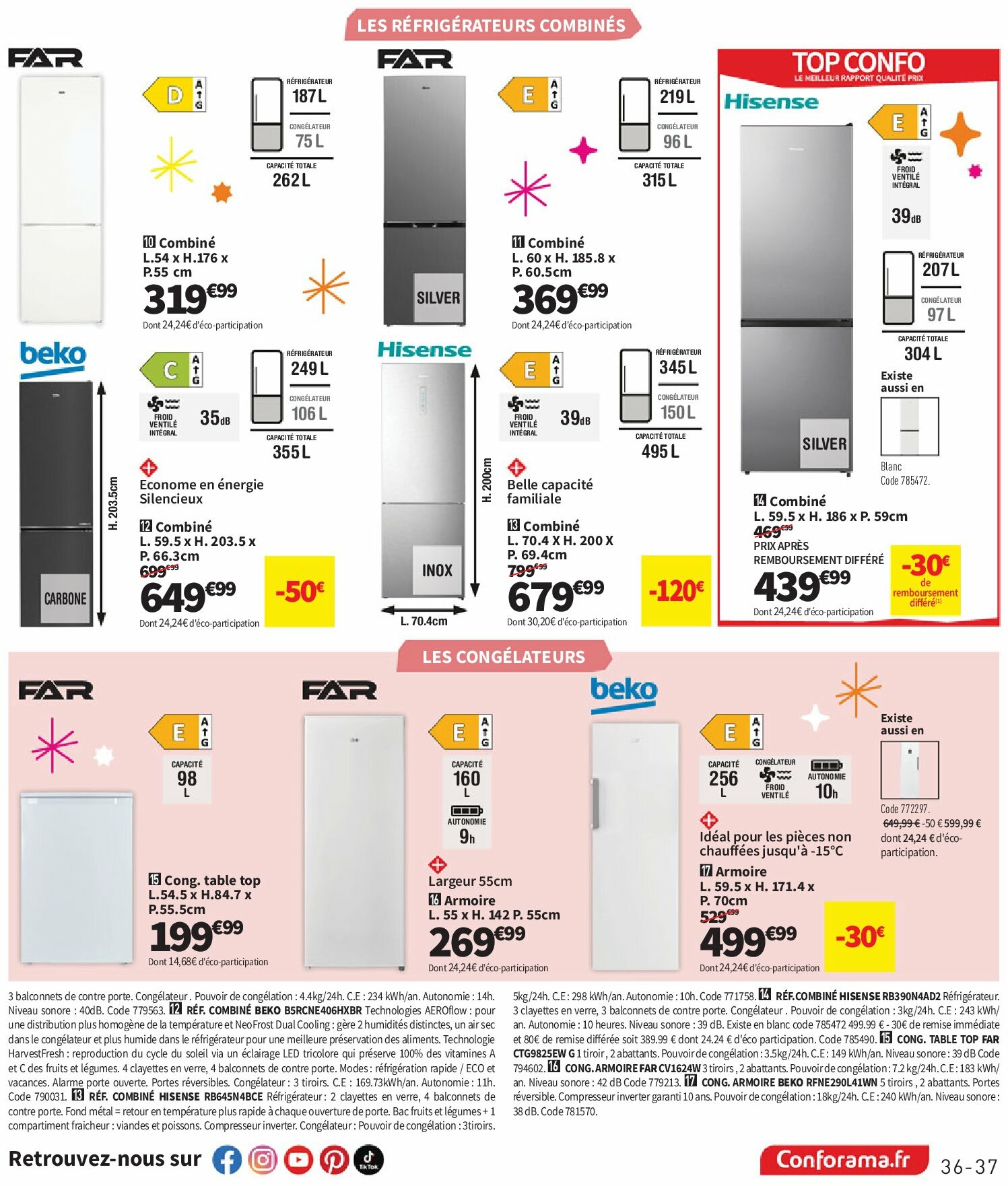 conforama - Catalogue Conforama valable du 26/08 au 29/09 - page: 37