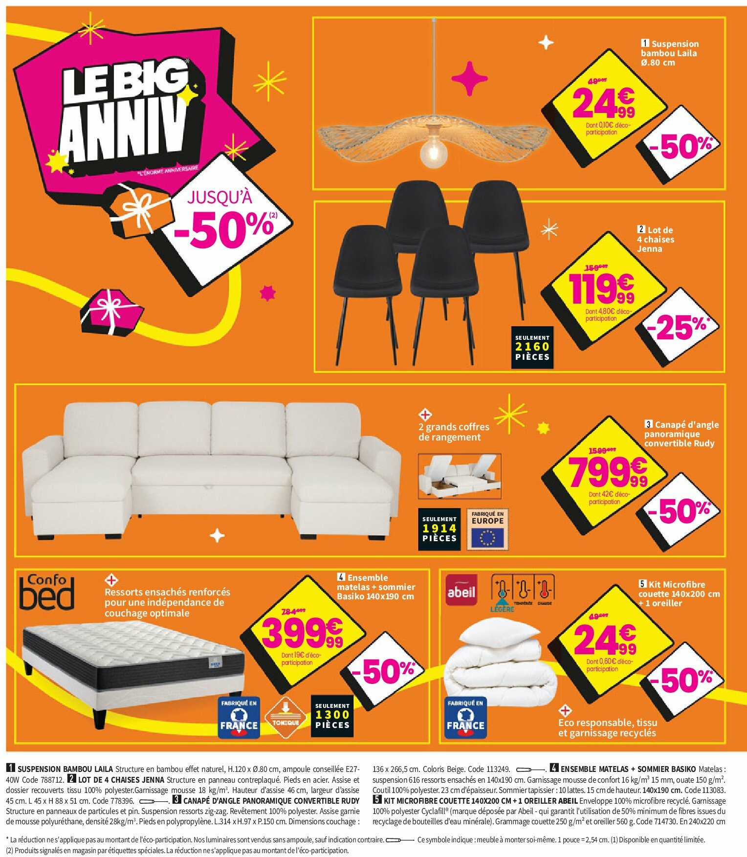 conforama - Catalogue Conforama valable du 26/08 au 29/09 - page: 4