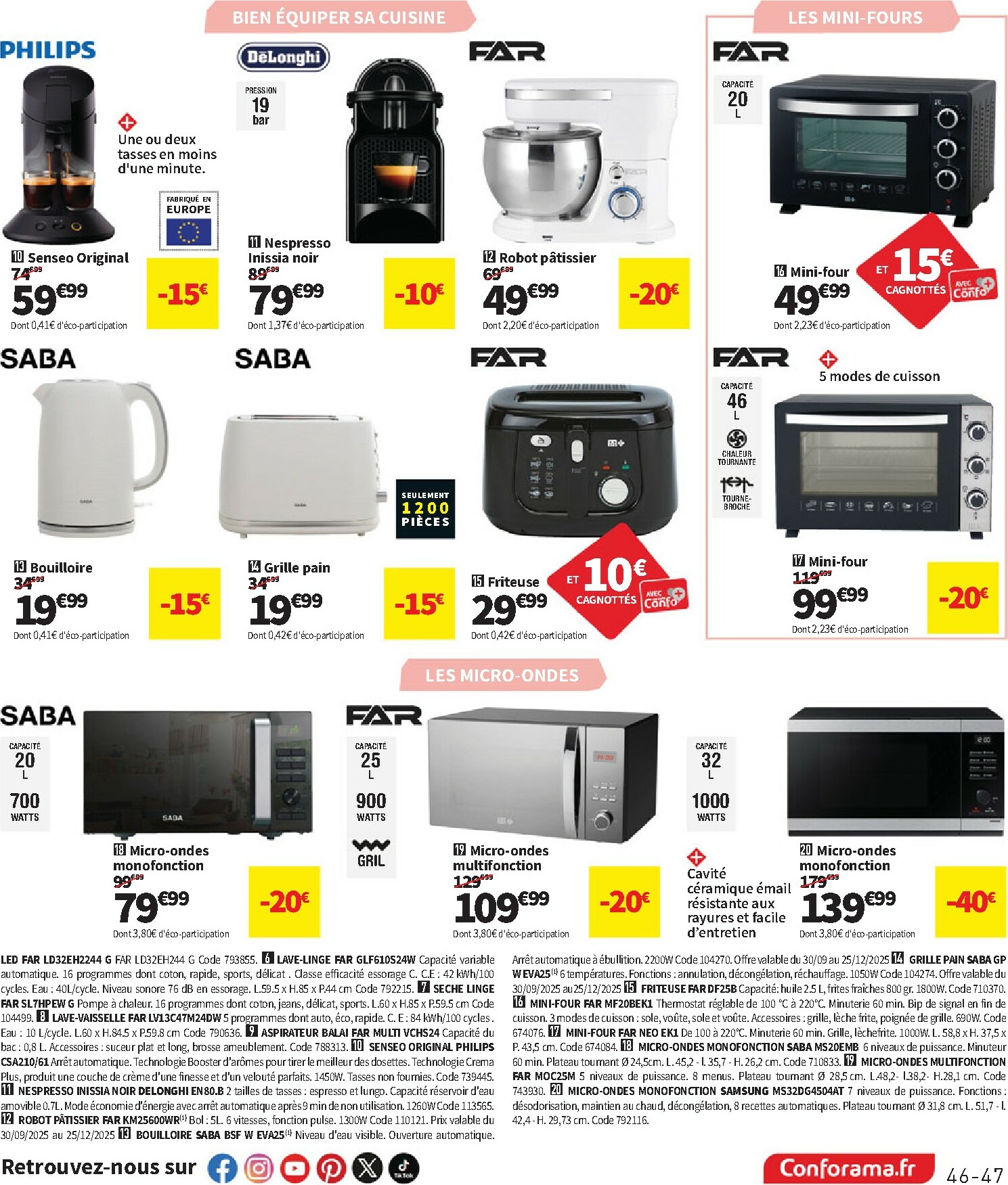 conforama - Catalogue Conforama valable du 30/09 au 27/10 - page: 47