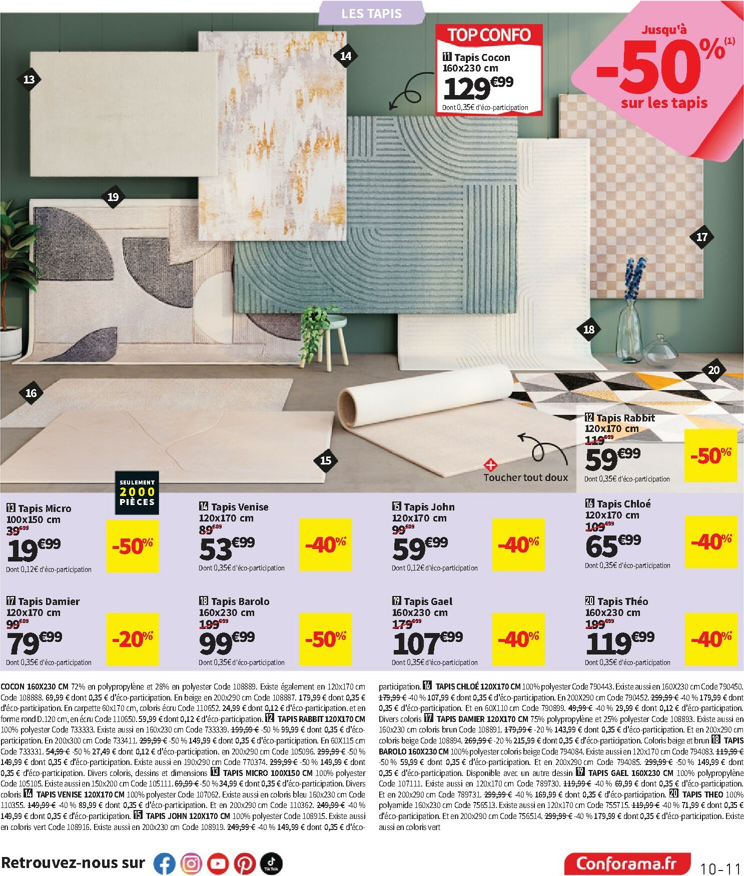 conforama - Catalogue Conforama valable du 30/09 au 27/10 - page: 11