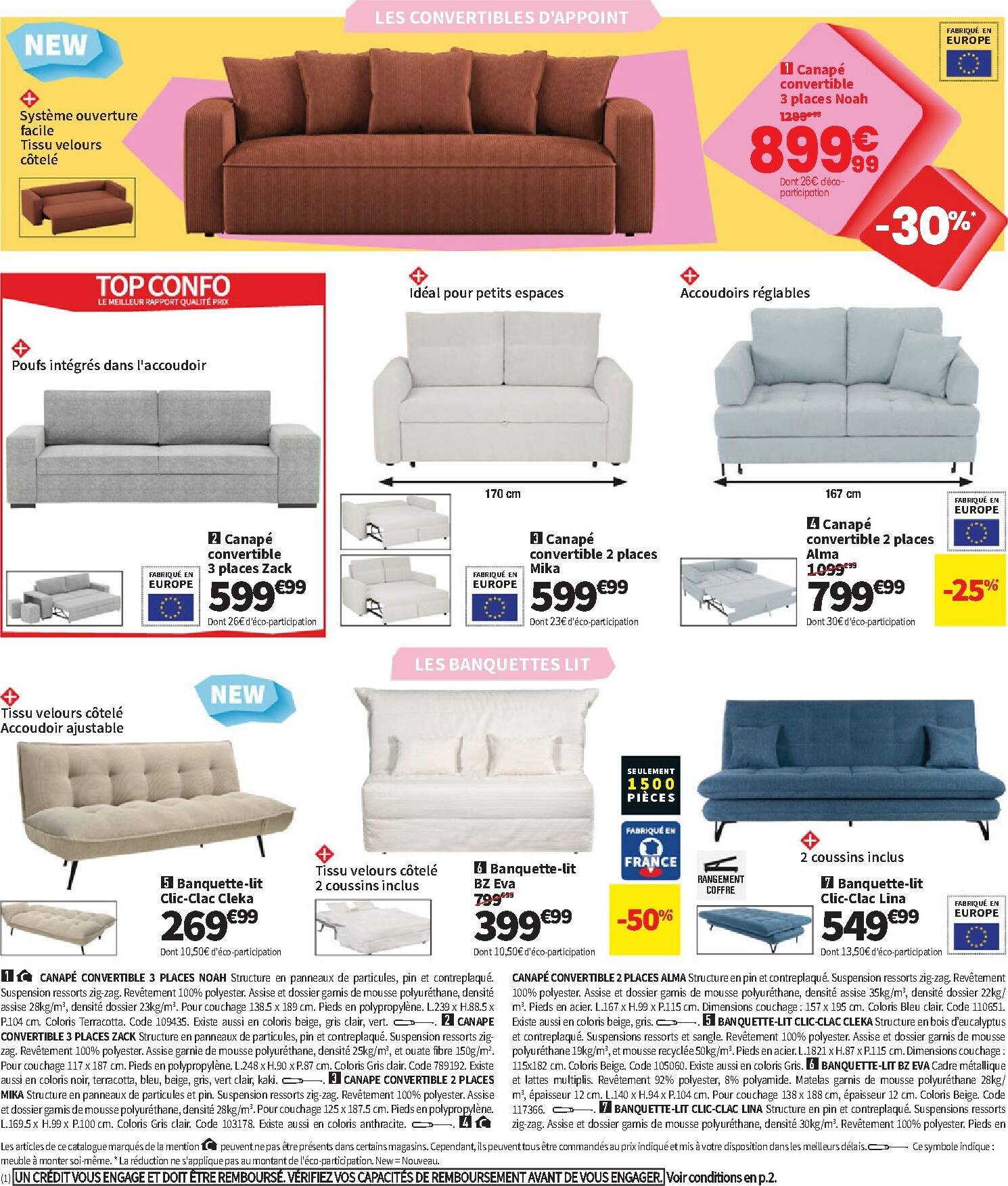 conforama - Catalogue Conforama valable du 30/09 au 27/10 - page: 8