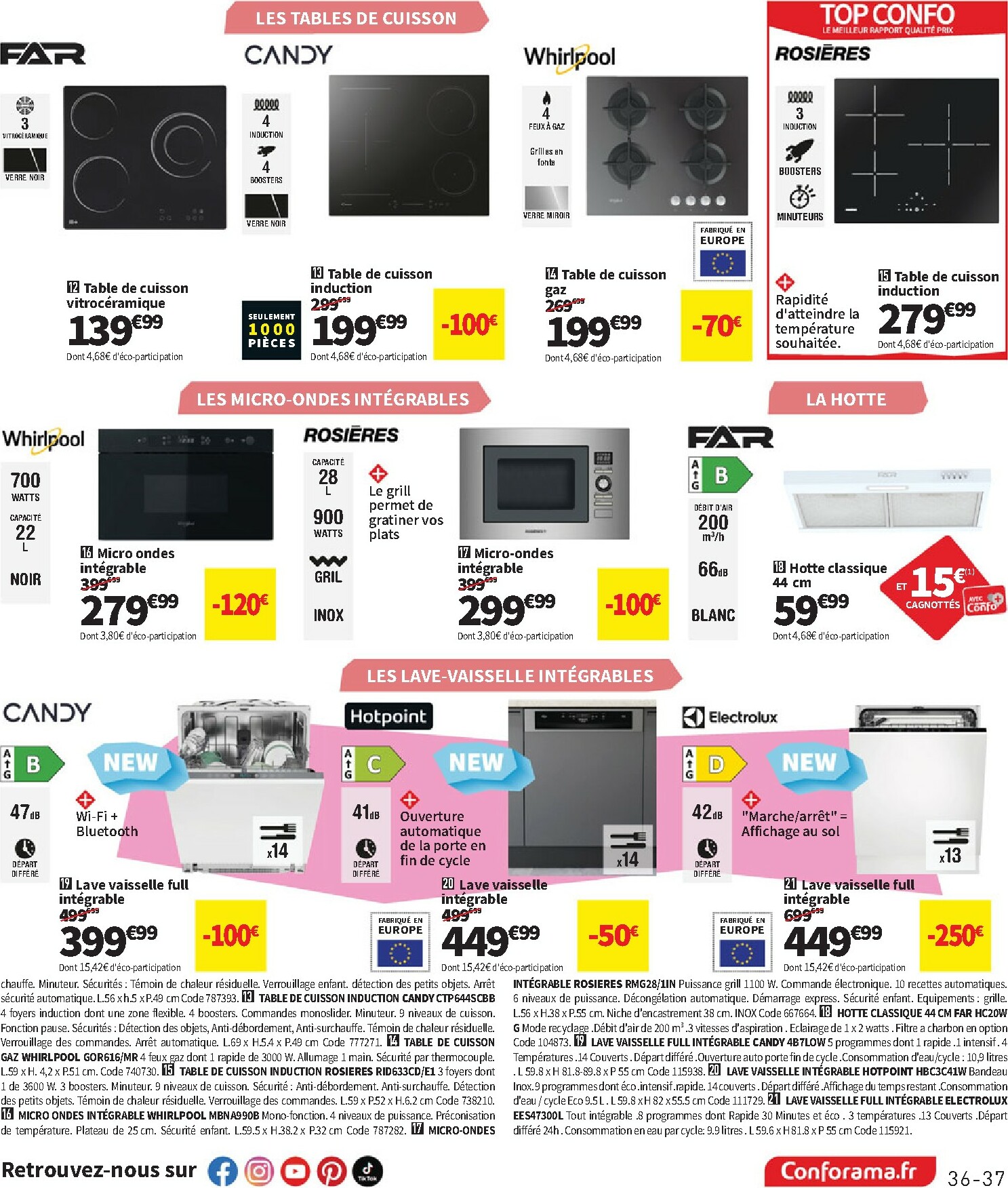 conforama - Catalogue Conforama valable du 30/09 au 27/10 - page: 37