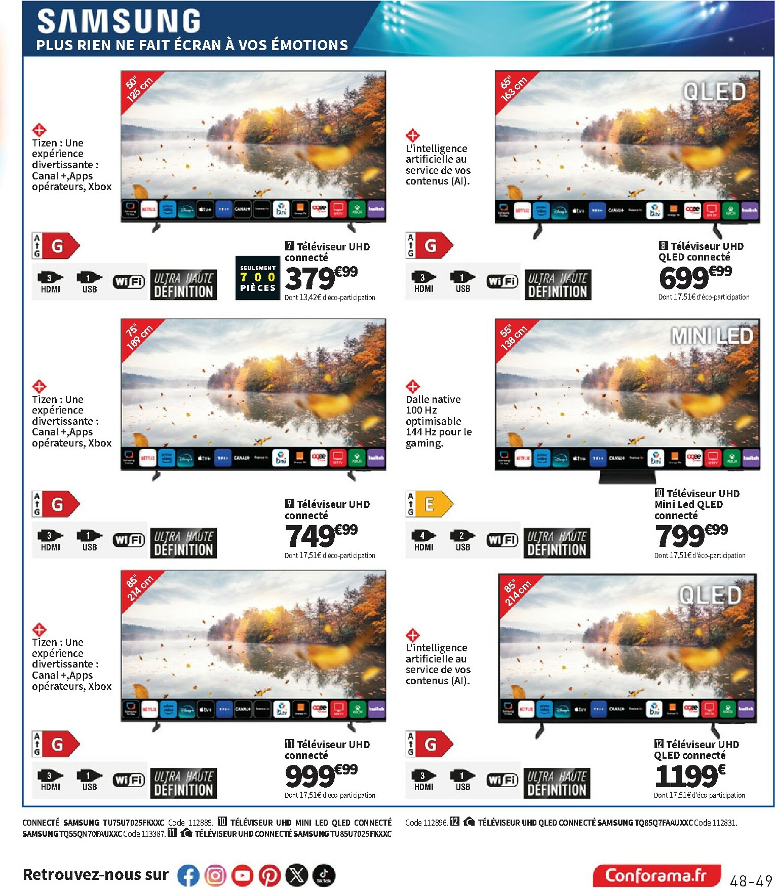 conforama - Catalogue Conforama valable du 30/09 au 27/10 - page: 49