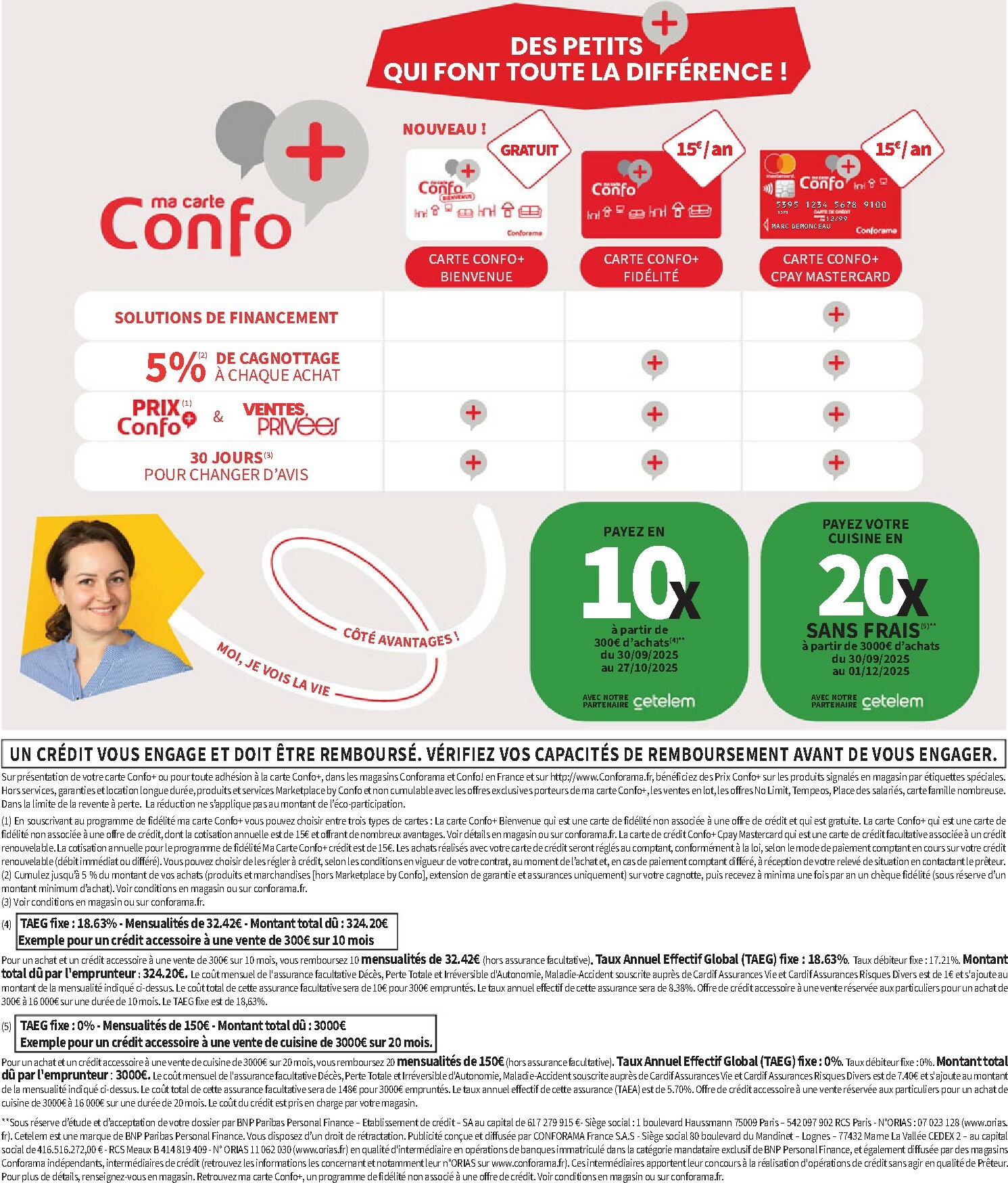 conforama - Catalogue Conforama valable du 30/09 au 27/10 - page: 2