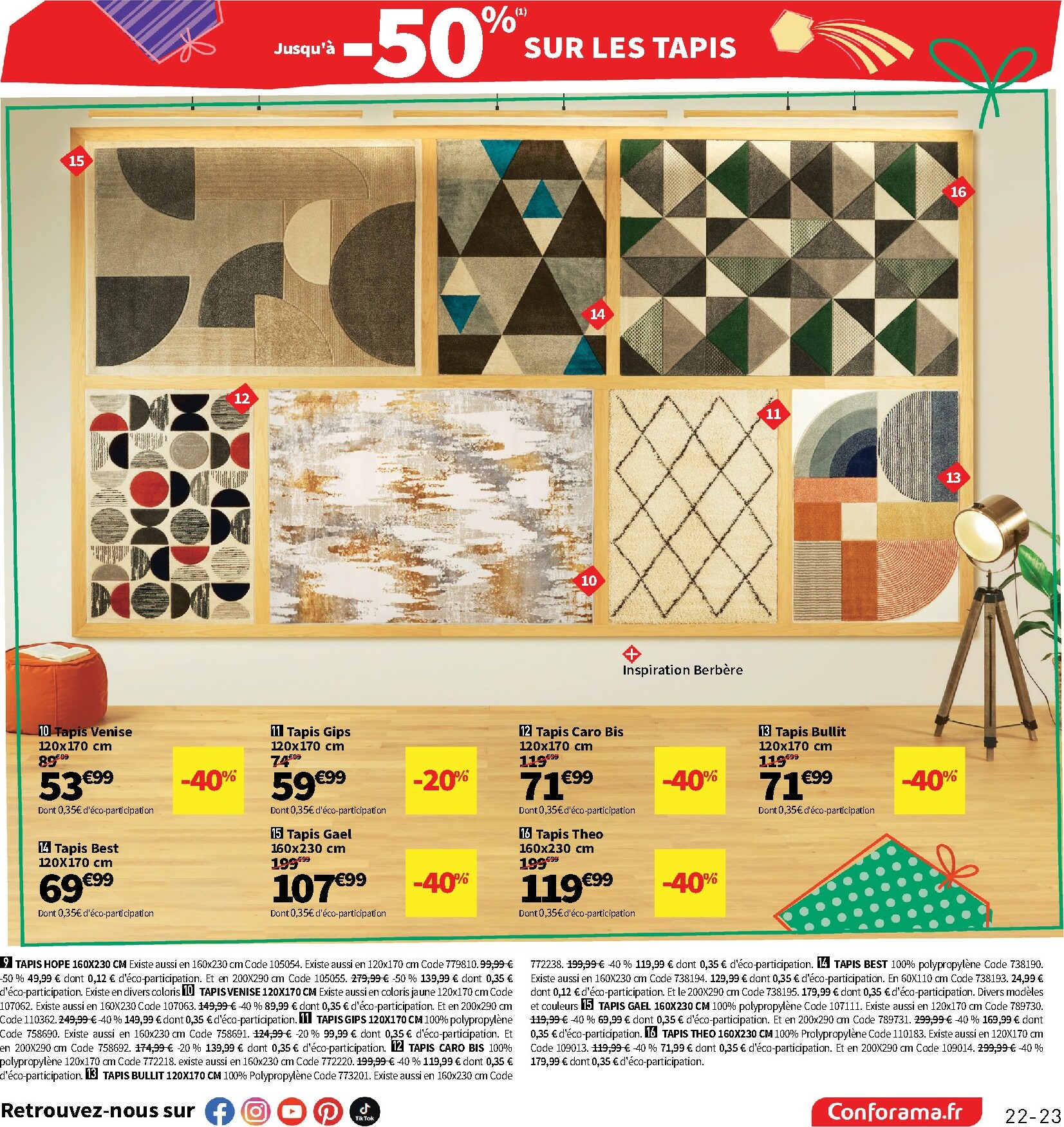 conforama - Catalogue Conforama valable du 28/10 au 25/12 - page: 23