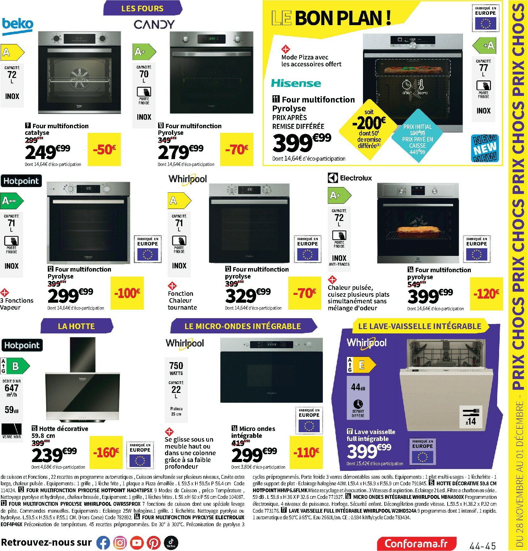 conforama - Catalogue Conforama valable du 28/10 au 25/12 - page: 45