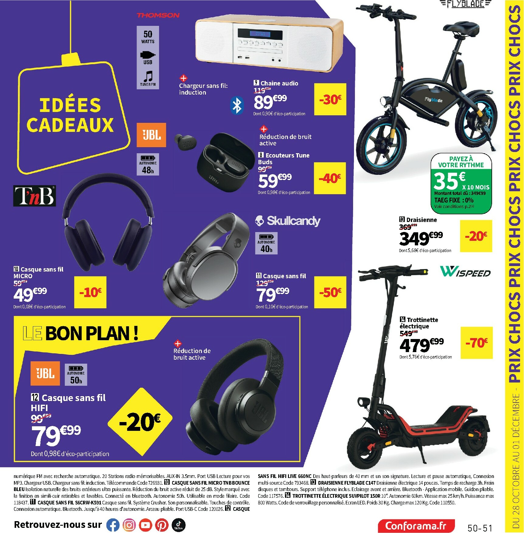 conforama - Catalogue Conforama valable du 28/10 au 25/12 - page: 51