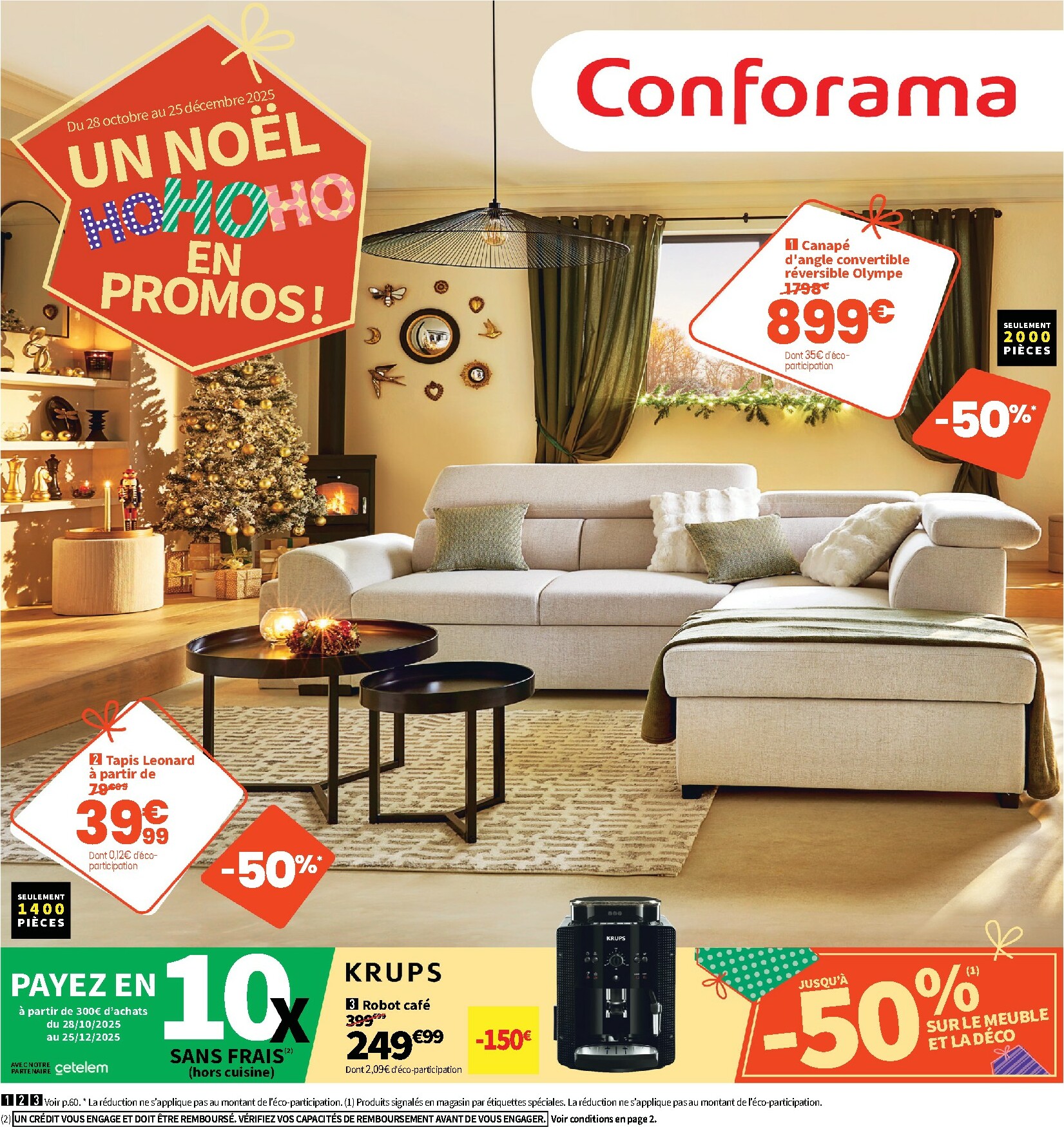 conforama - Catalogue Conforama valable du 28/10 au 25/12