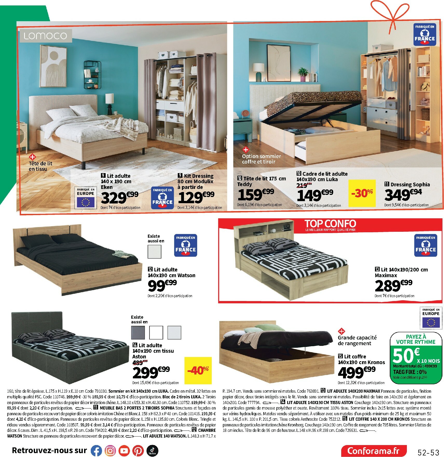 conforama - Catalogue Conforama valable du 28/10 au 25/12 - page: 53