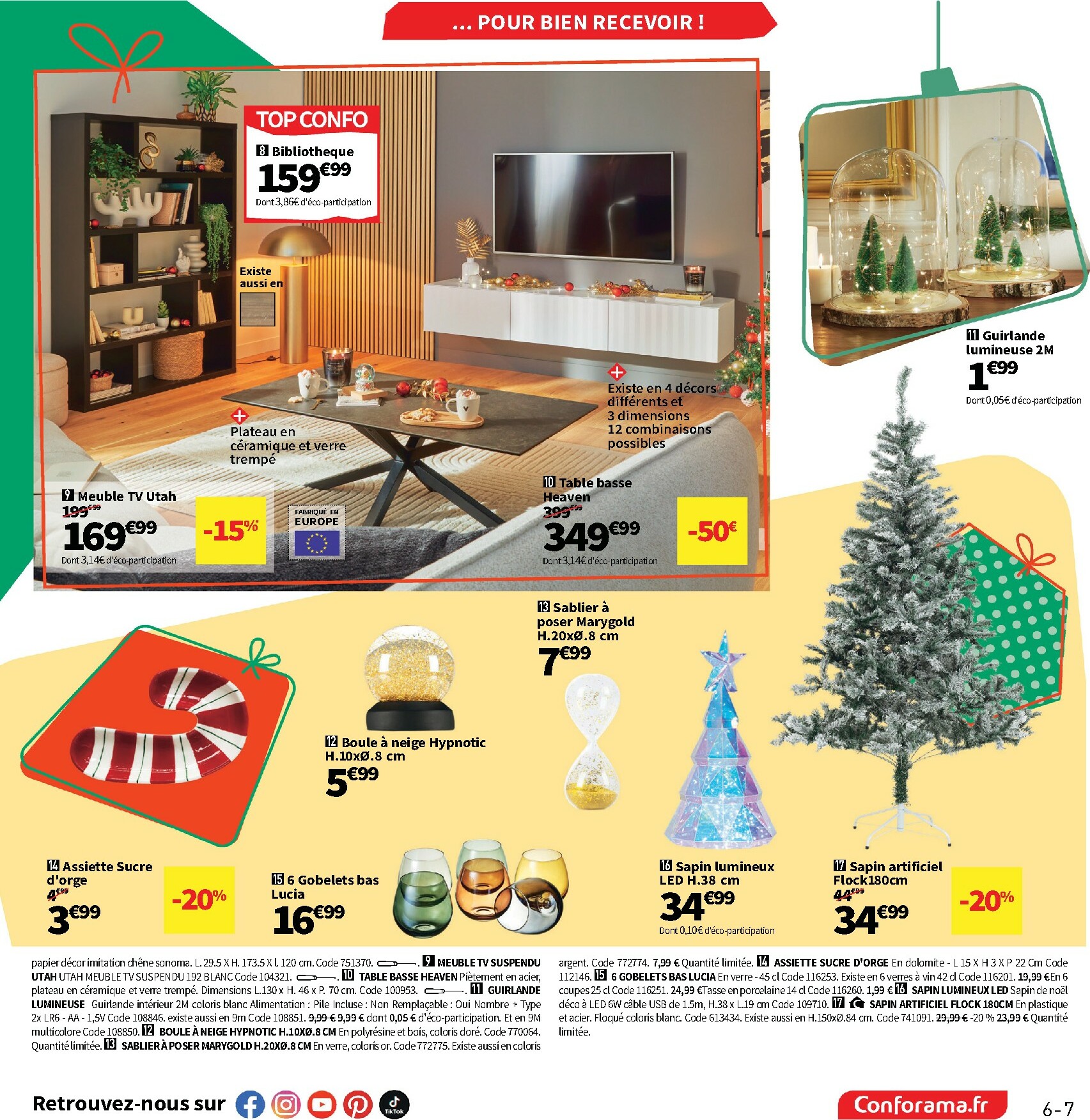 conforama - Catalogue Conforama valable du 28/10 au 25/12 - page: 7