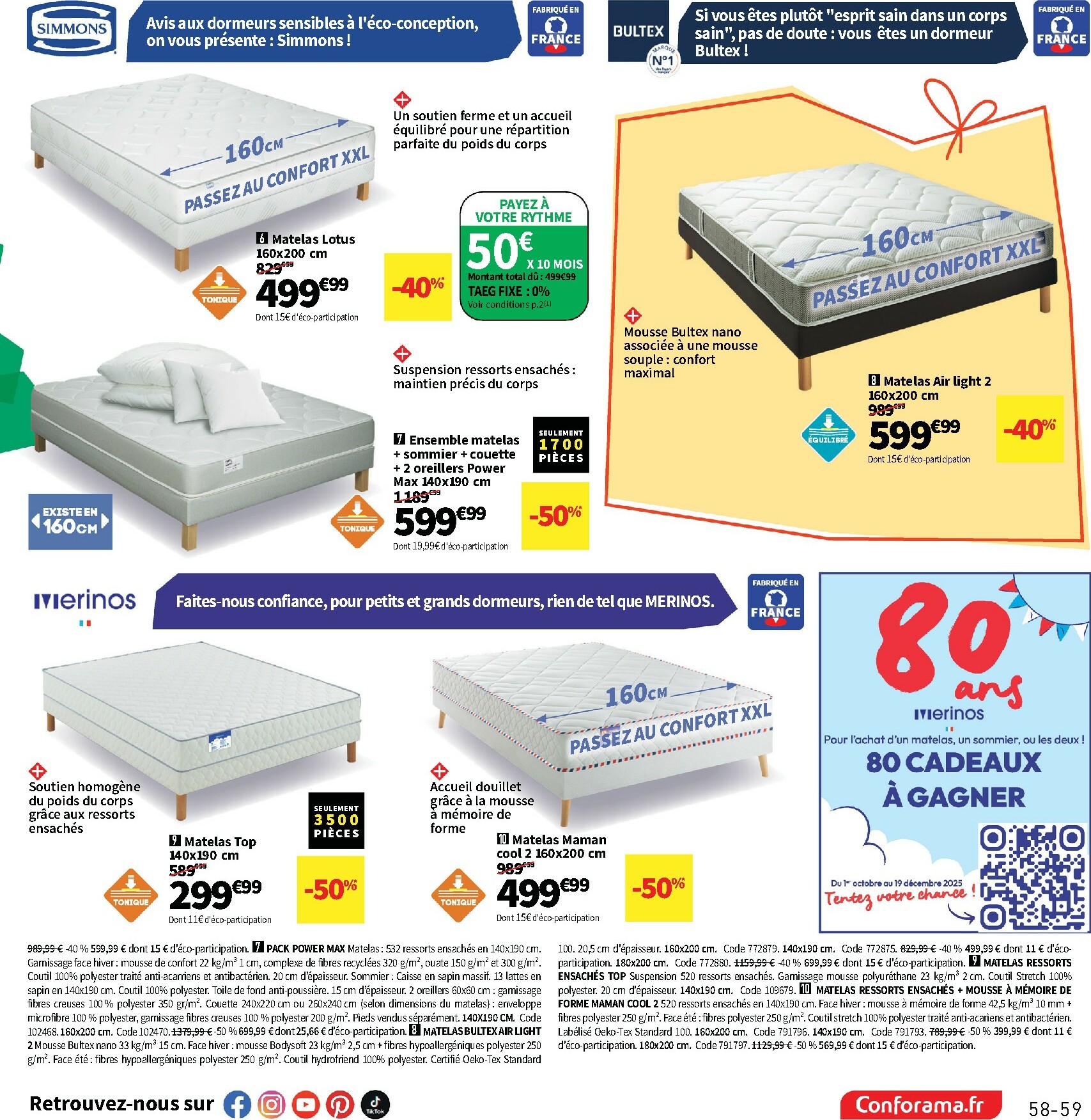 conforama - Catalogue Conforama valable du 28/10 au 25/12 - page: 59