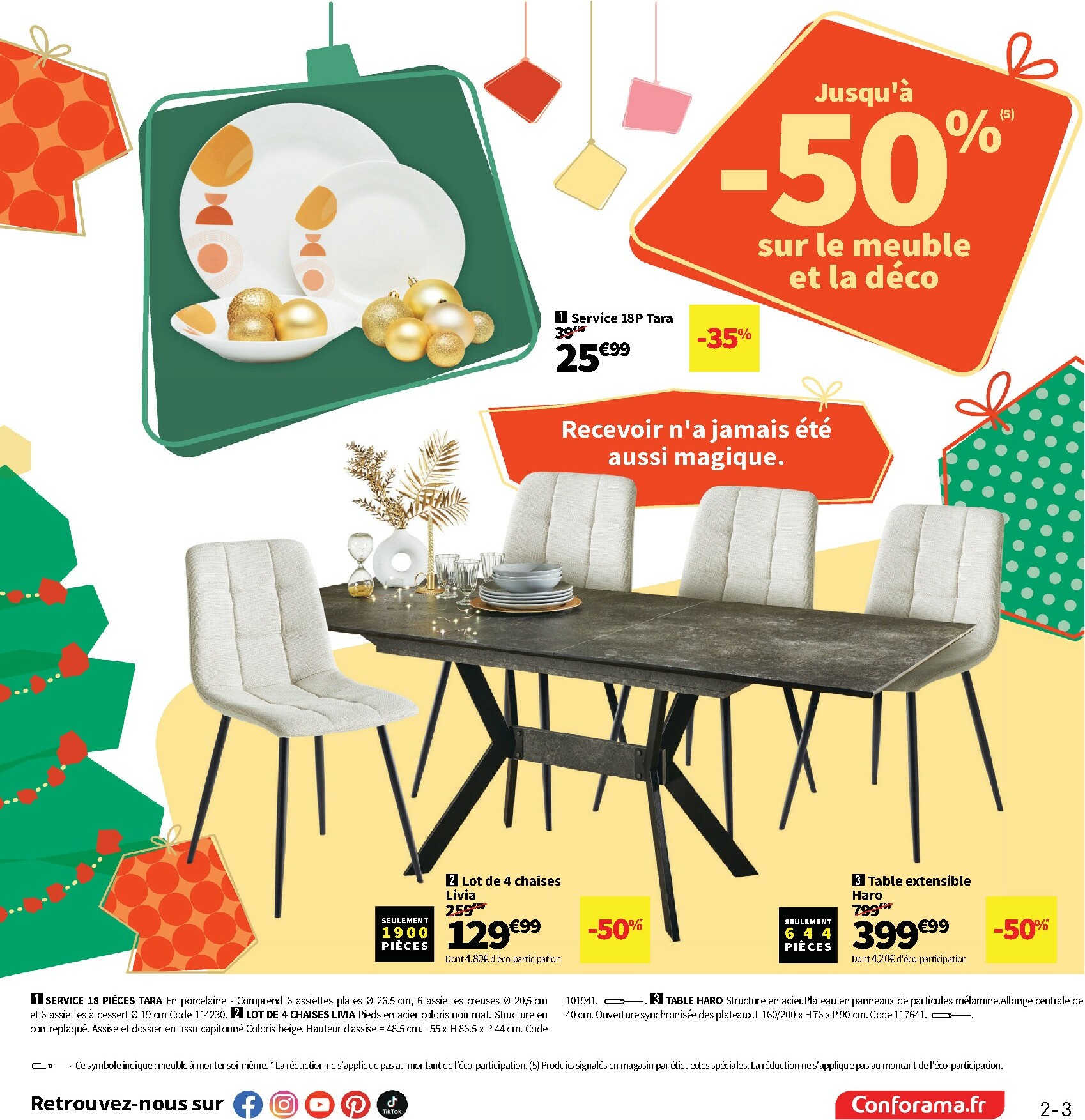 conforama - Catalogue Conforama valable du 28/10 au 25/12 - page: 3