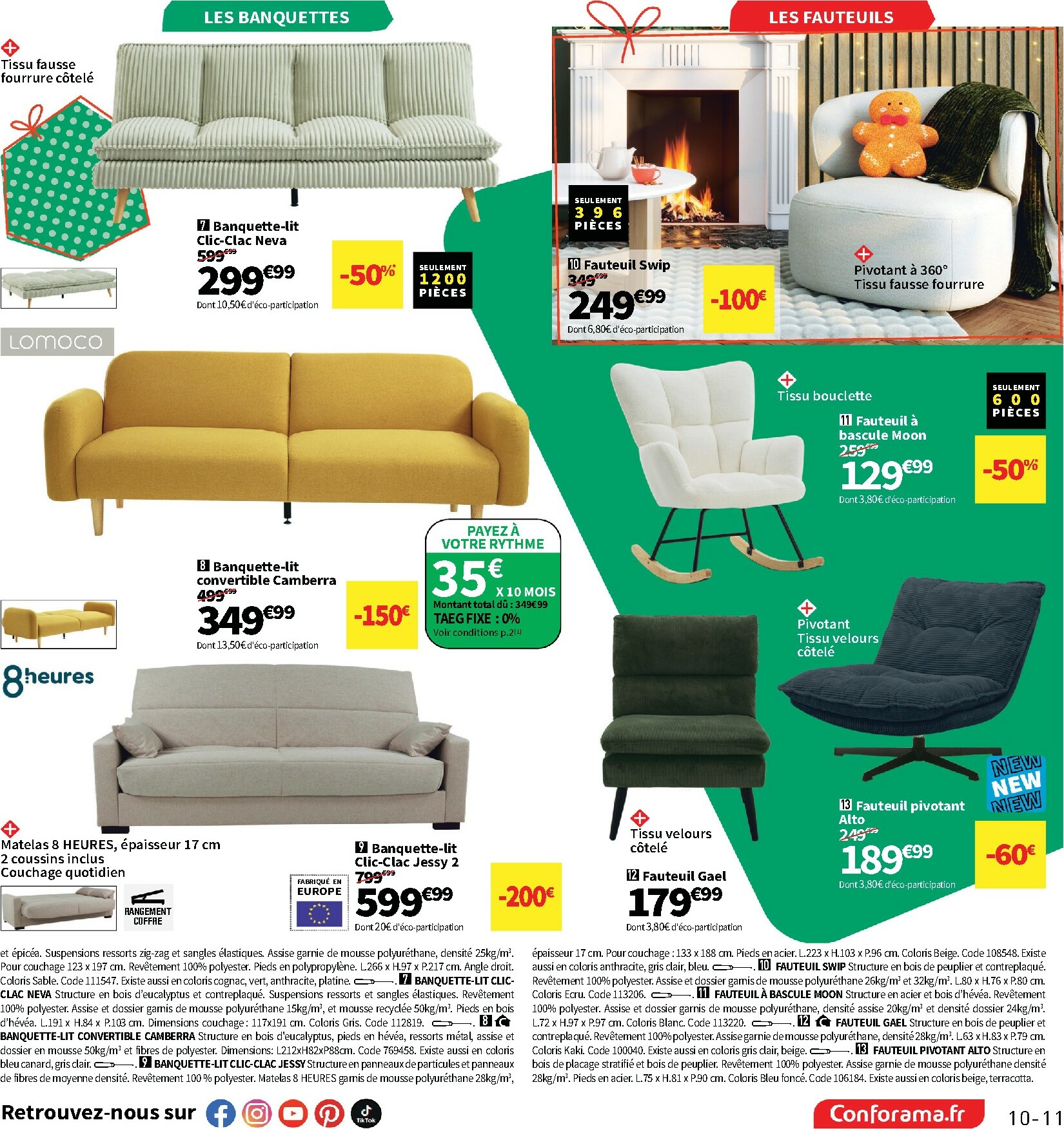 conforama - Catalogue Conforama valable du 28/10 au 25/12 - page: 11