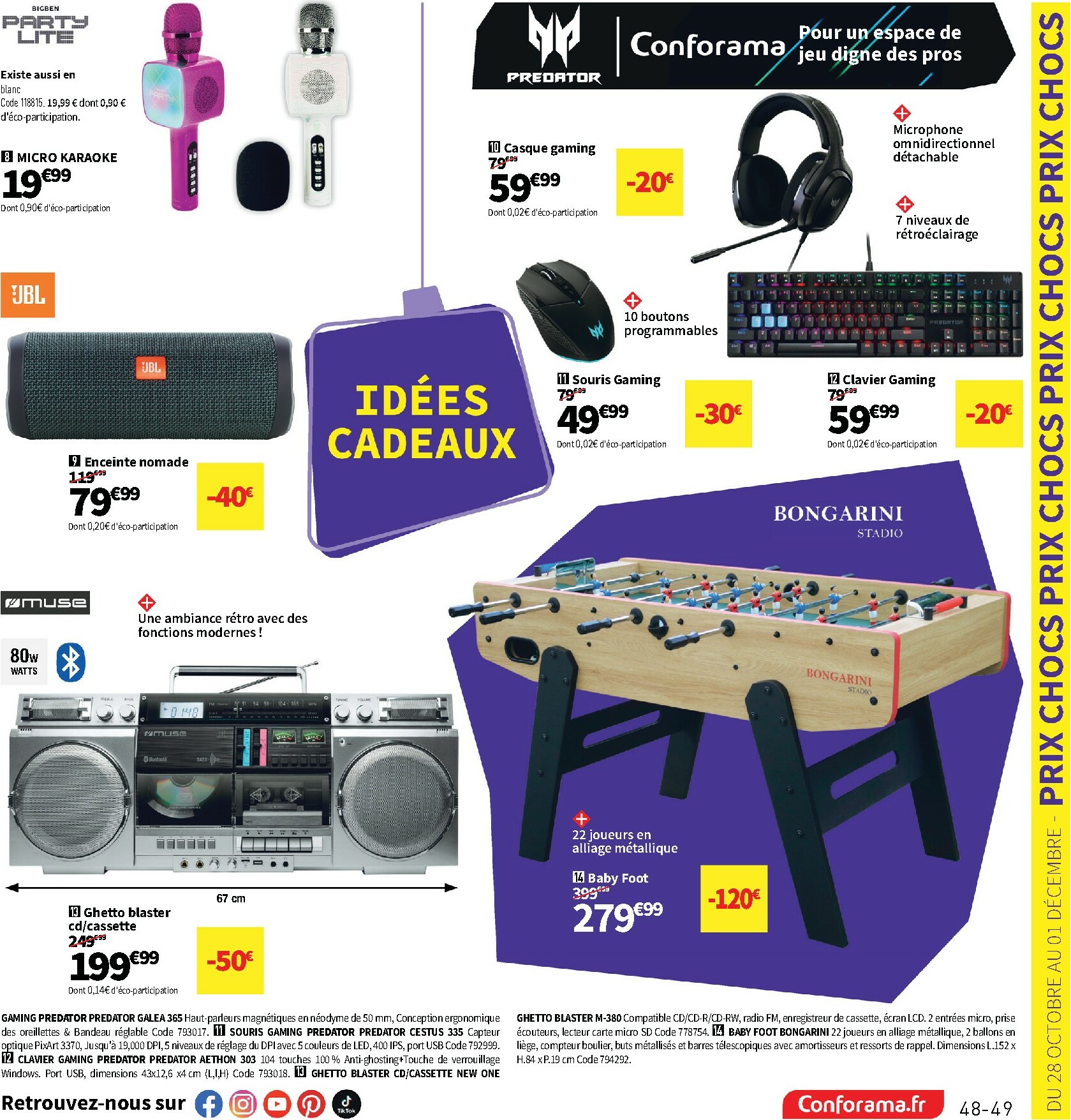 conforama - Catalogue Conforama valable du 28/10 au 25/12 - page: 49