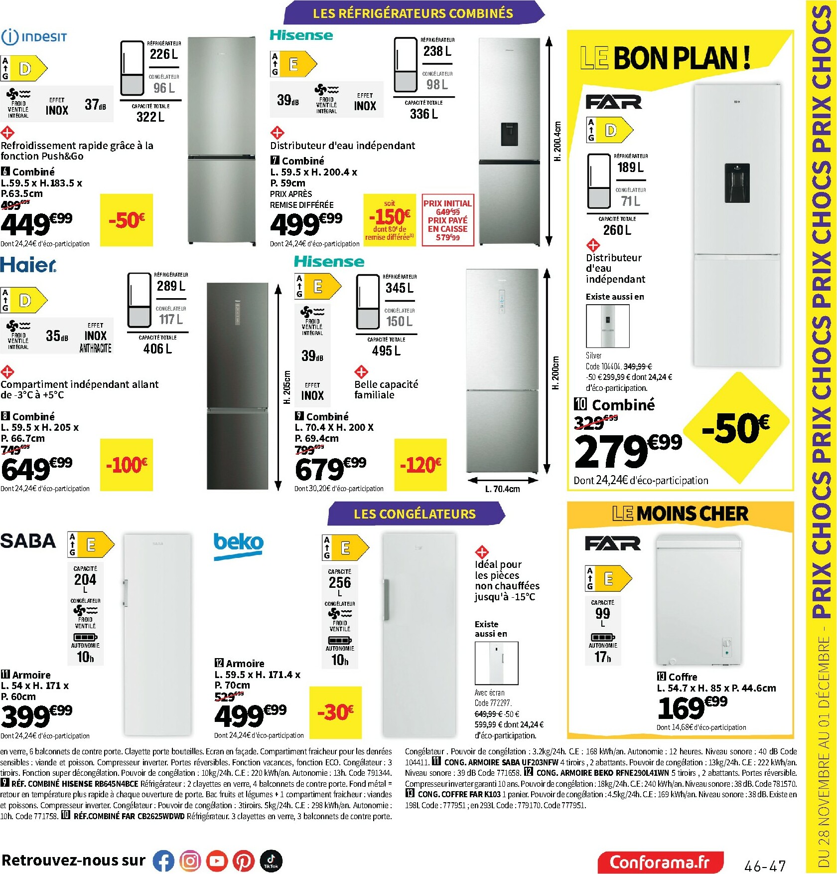 conforama - Catalogue Conforama valable du 28/10 au 25/12 - page: 47