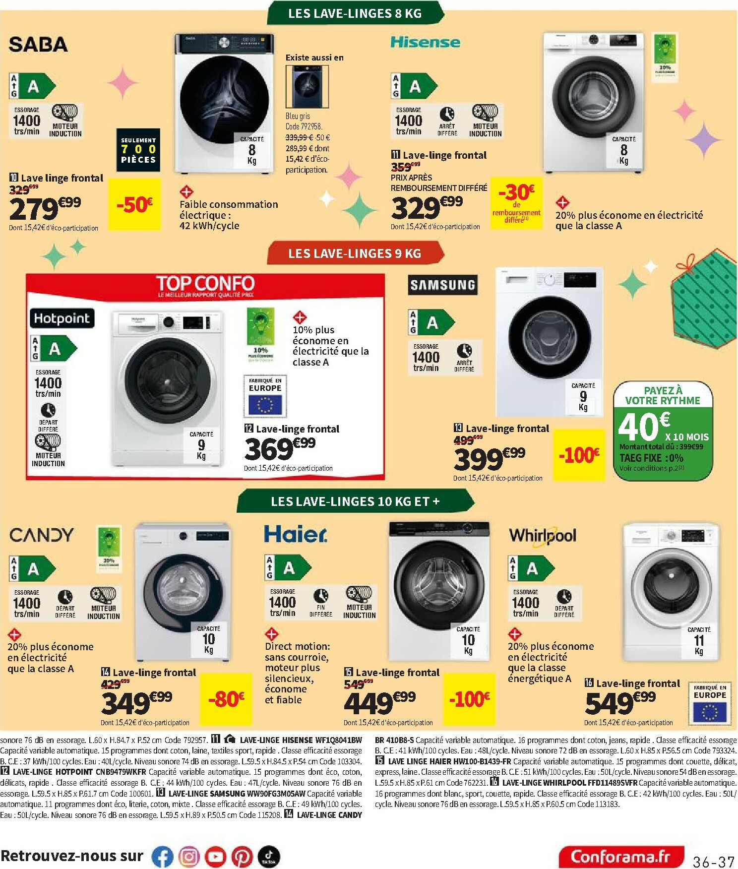 conforama - Catalogue Conforama - Los Promos valable du 02/12 au 25/12 - page: 37