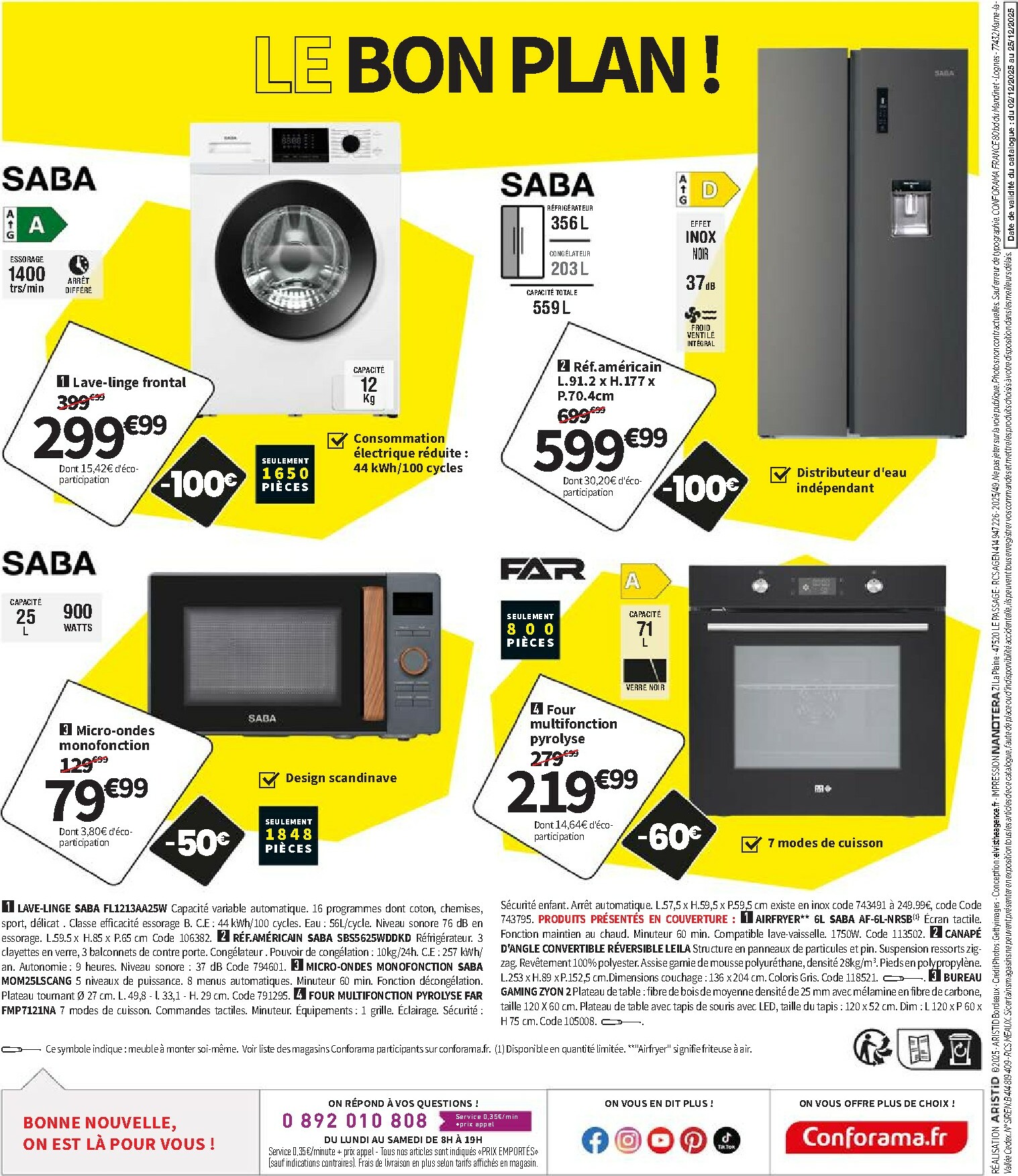 conforama - Catalogue Conforama - Los Promos valable du 02/12 au 25/12 - page: 52