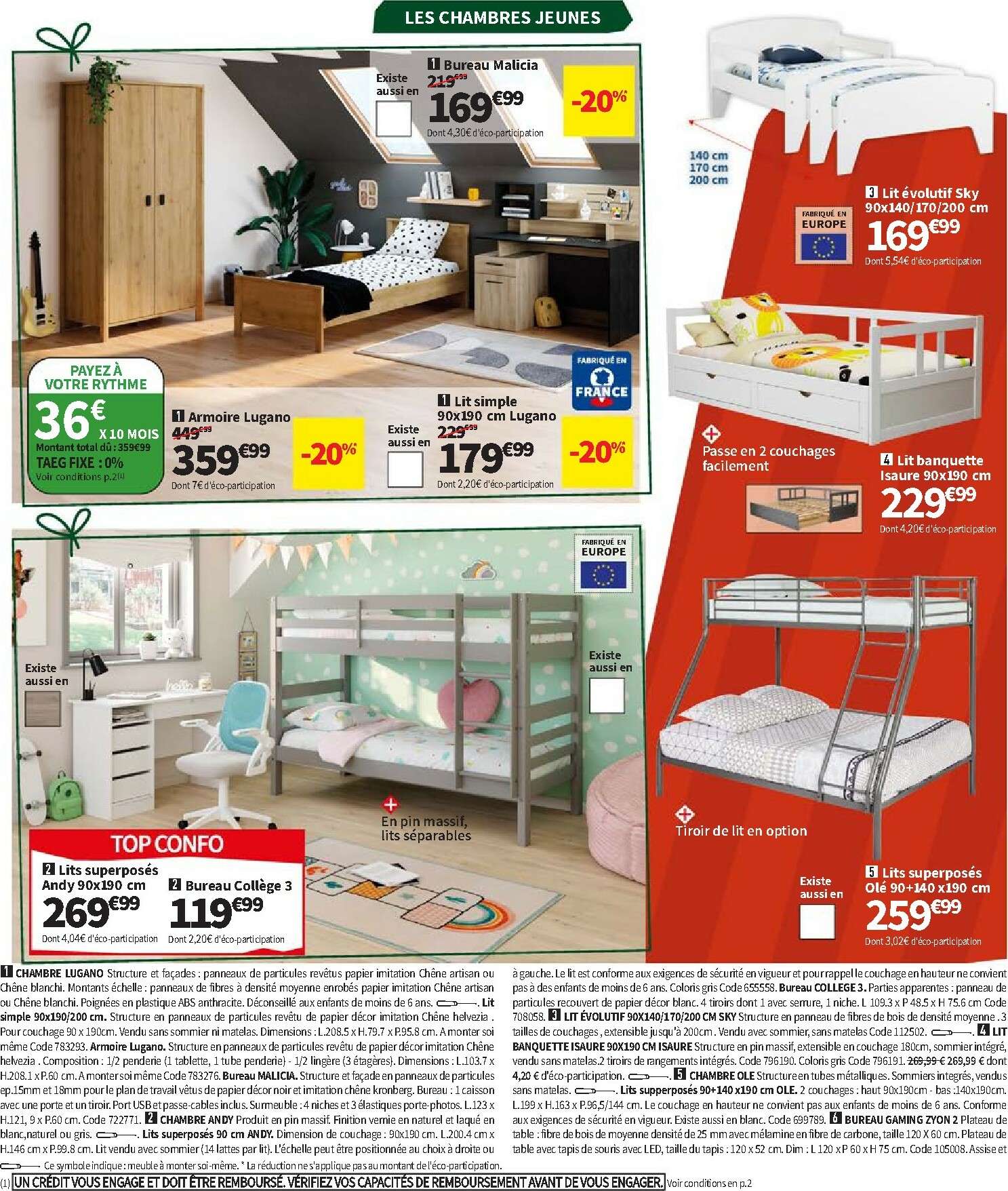 conforama - Catalogue Conforama - Los Promos valable du 02/12 au 25/12 - page: 22