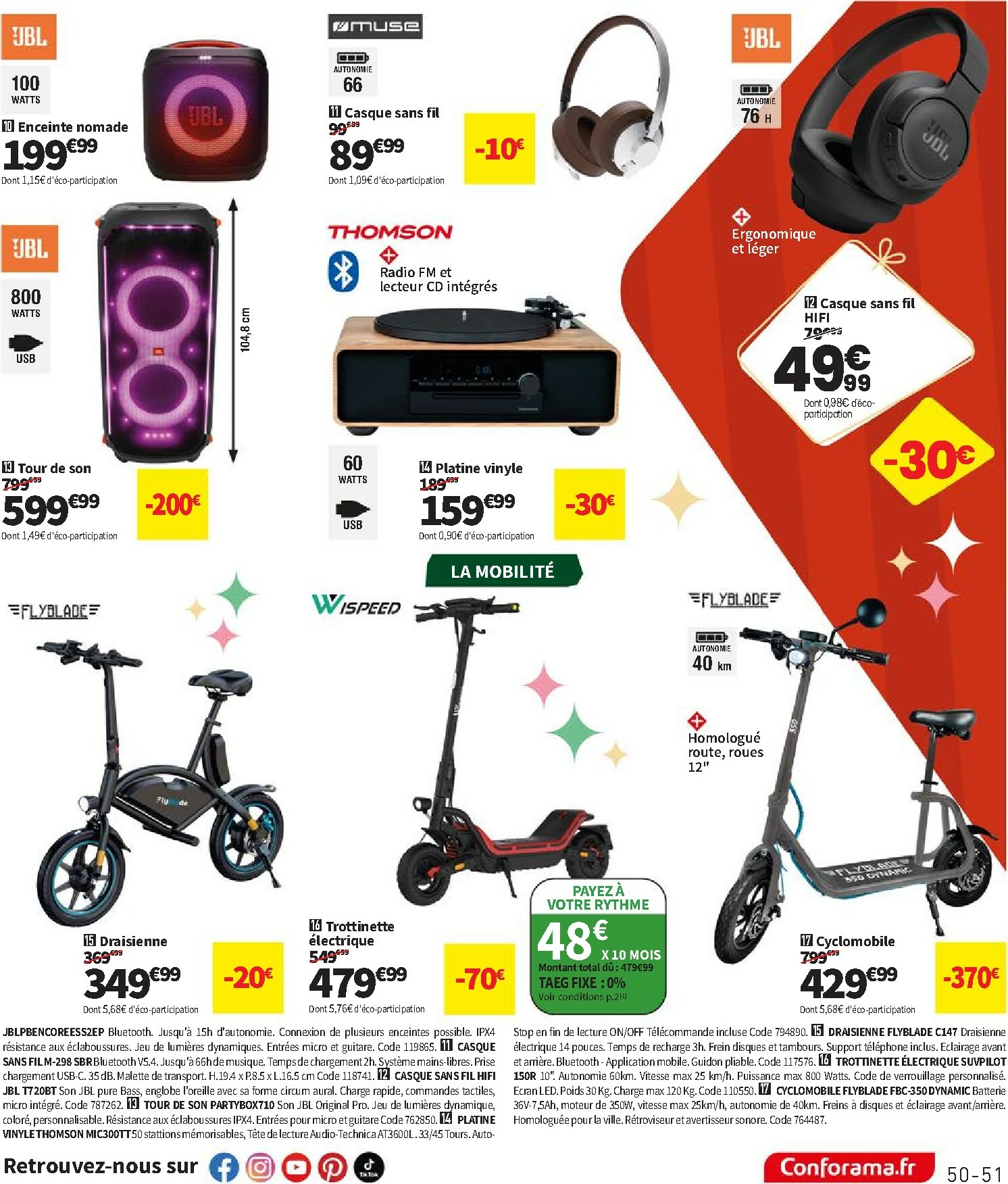 conforama - Catalogue Conforama - Los Promos valable du 02/12 au 25/12 - page: 51