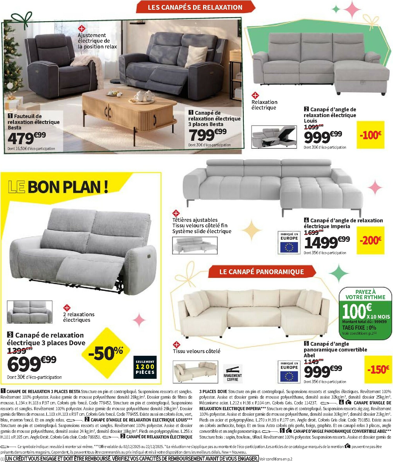 conforama - Catalogue Conforama - Los Promos valable du 02/12 au 25/12 - page: 10