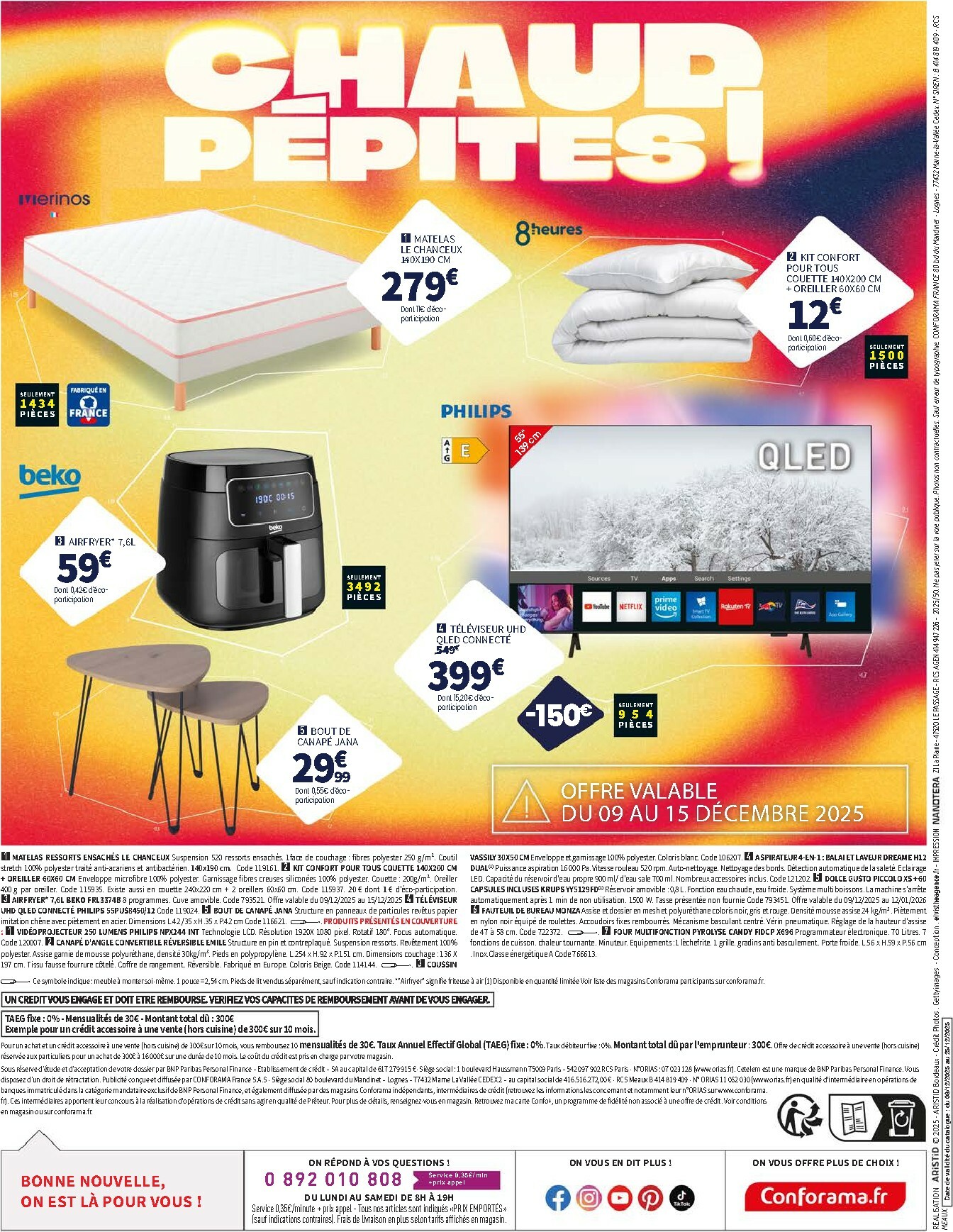 conforama - Catalogue Conforama - Christmas valable du 09/12 au 25/12 - page: 8
